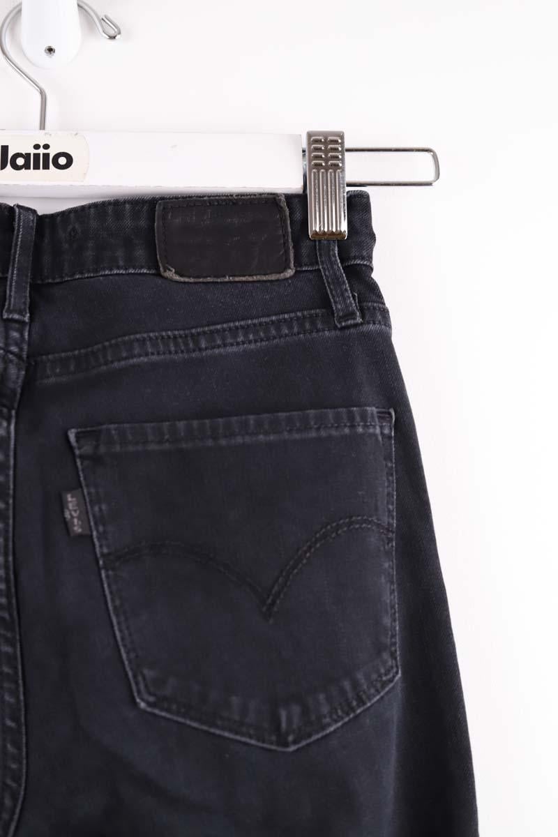 Cotton skinny jeans LEVI'S - Seconde main Black