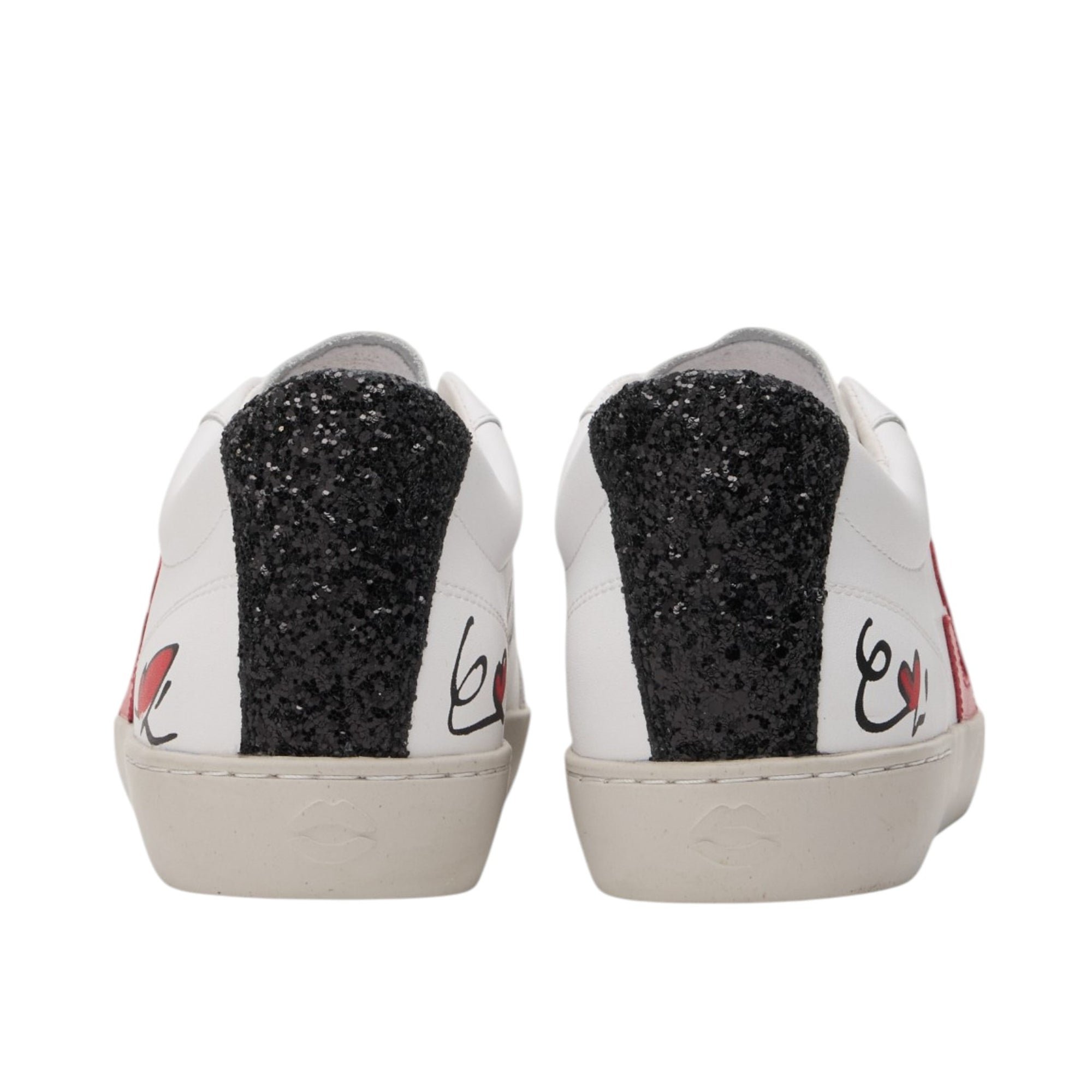 Jimmy leather sneakers BONS BAISERS PARIS White