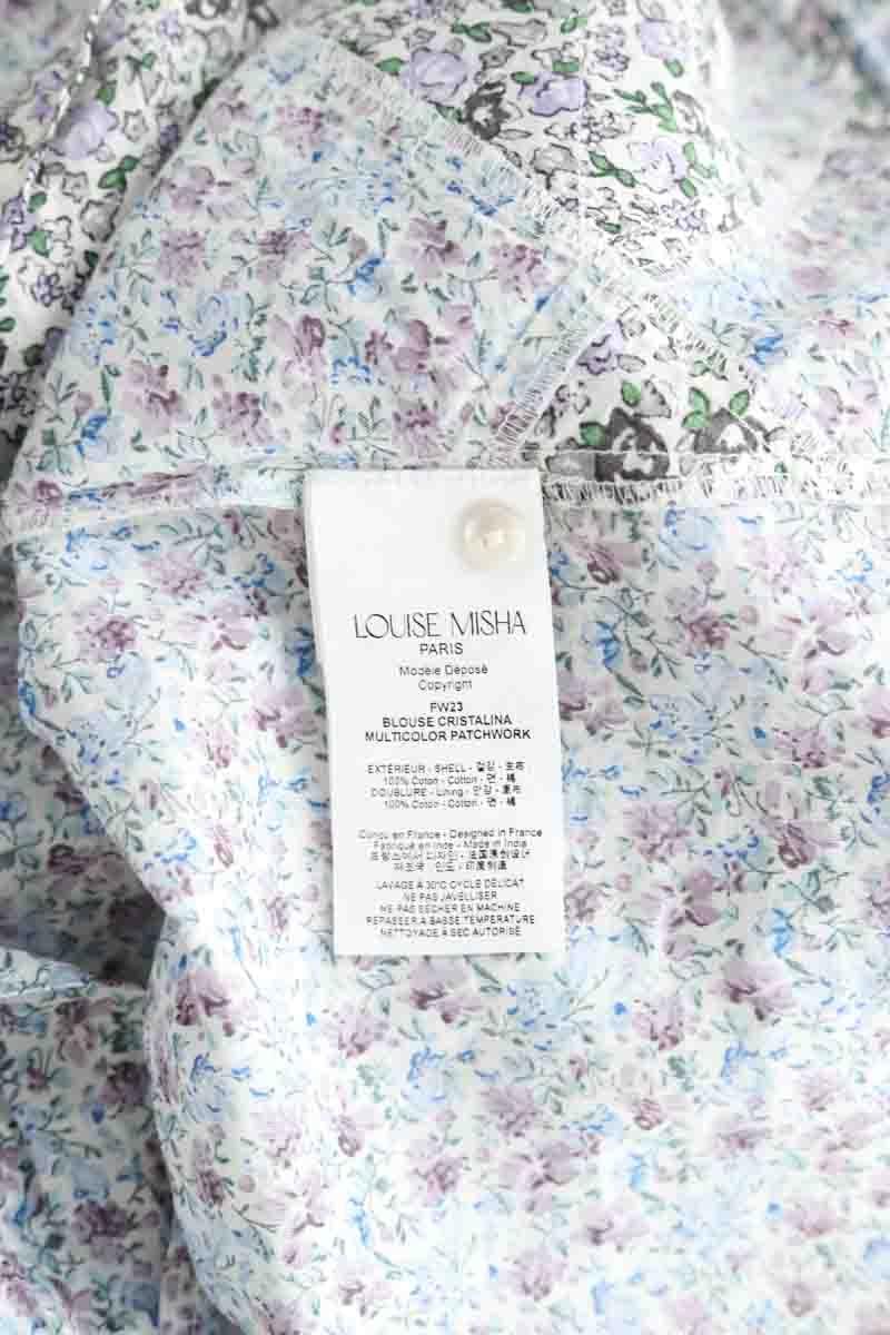 Cotton blouse LOUISE MISHA - Seconde Main Blue