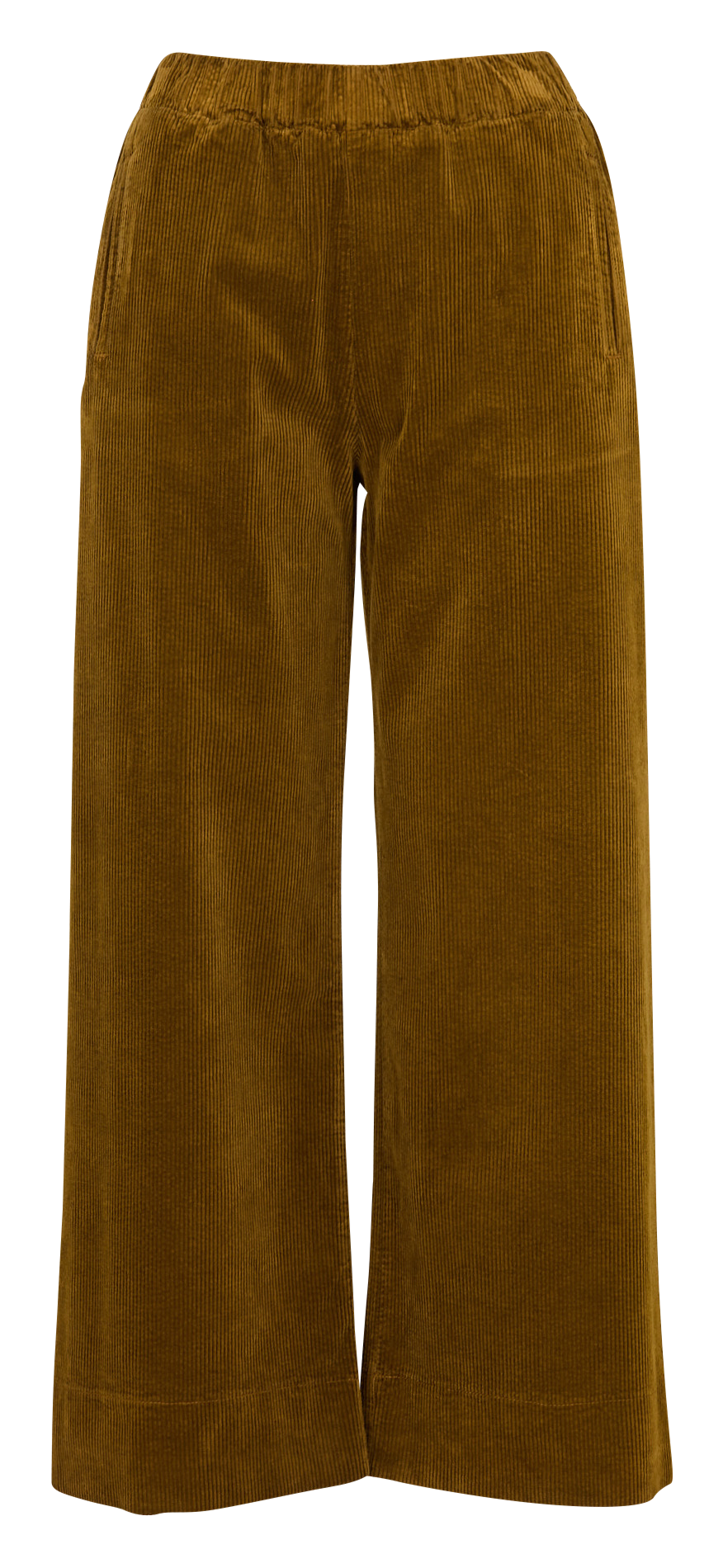 Pantalon large en velours côtelé HOD PARIS Marron