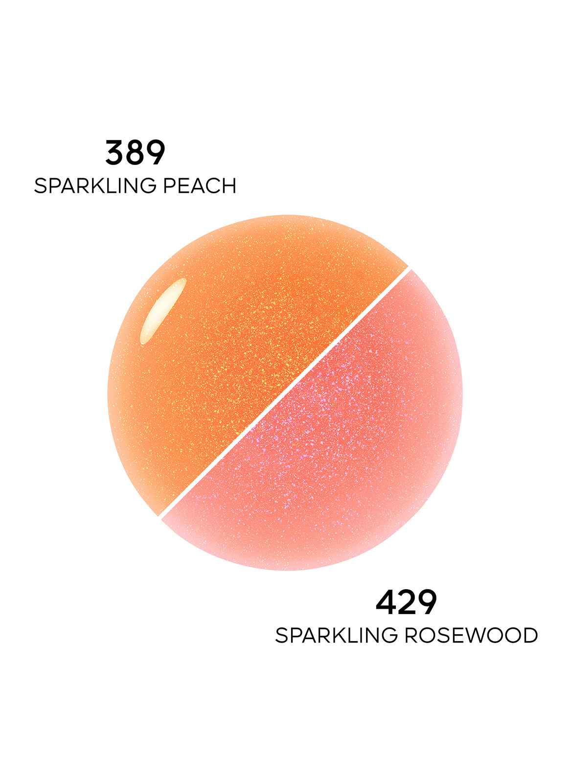 KissKiss Bee Glow Oil - Huile à lèvres teintée au miel 92% d’origine naturelle GUERLAIN 389 sparkling peach