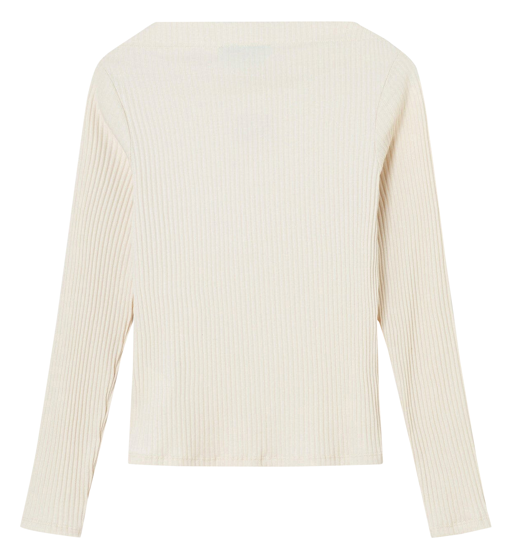 Fitted Boat Neck T-shirt LAAGAM Beige