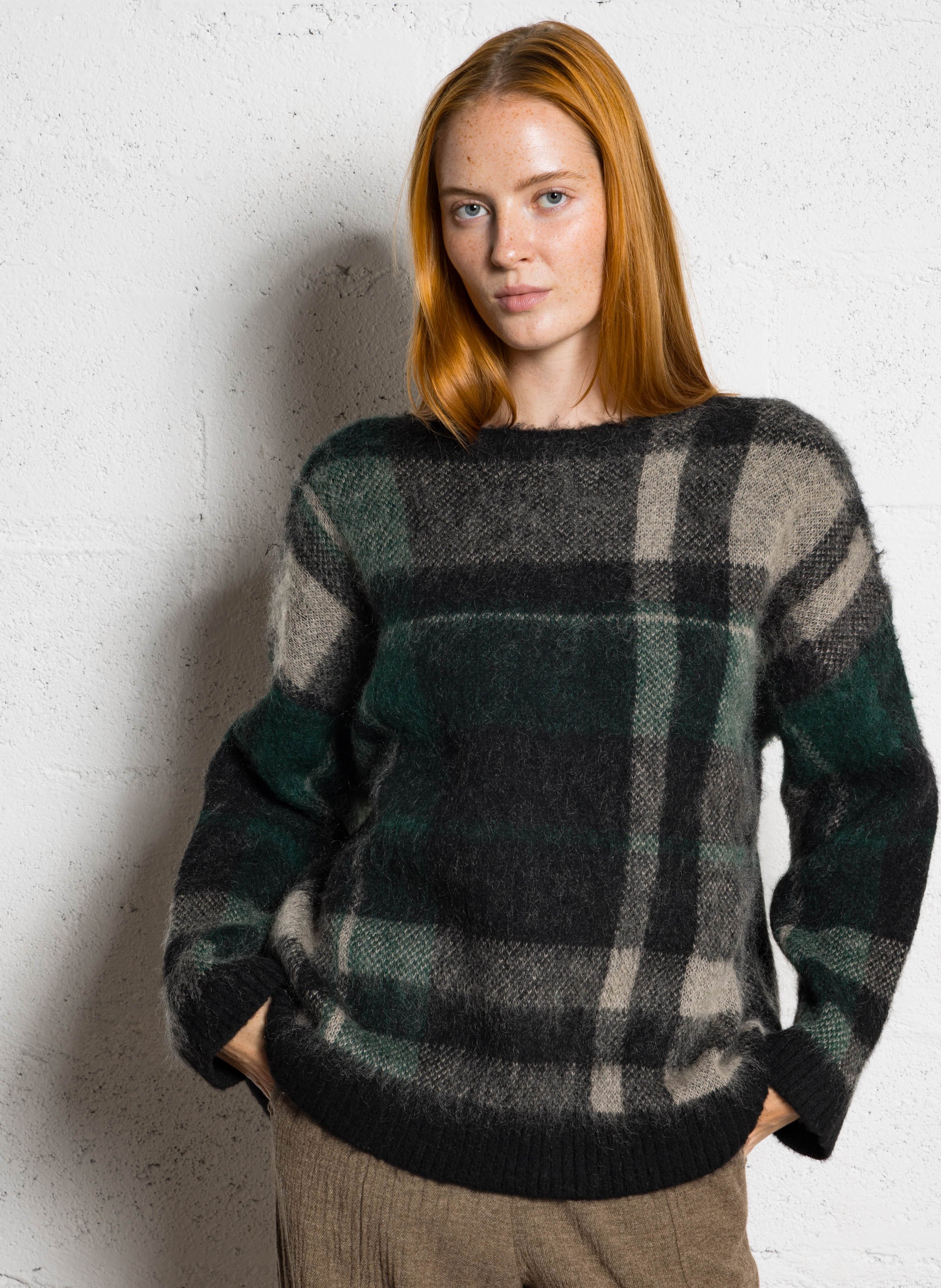 Oversized round-neck sweater MOMONI Multicolored