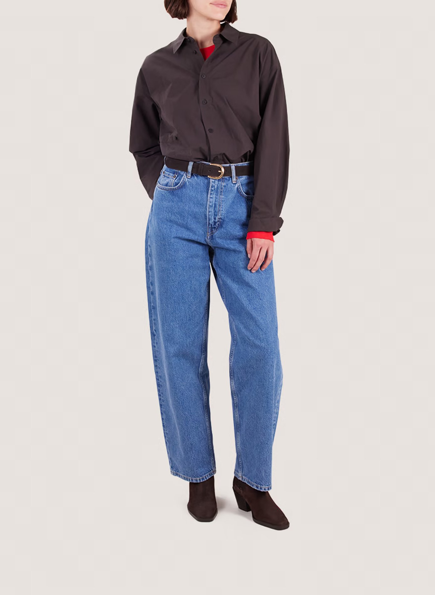 Suède enkellaarzen JONAK Brown