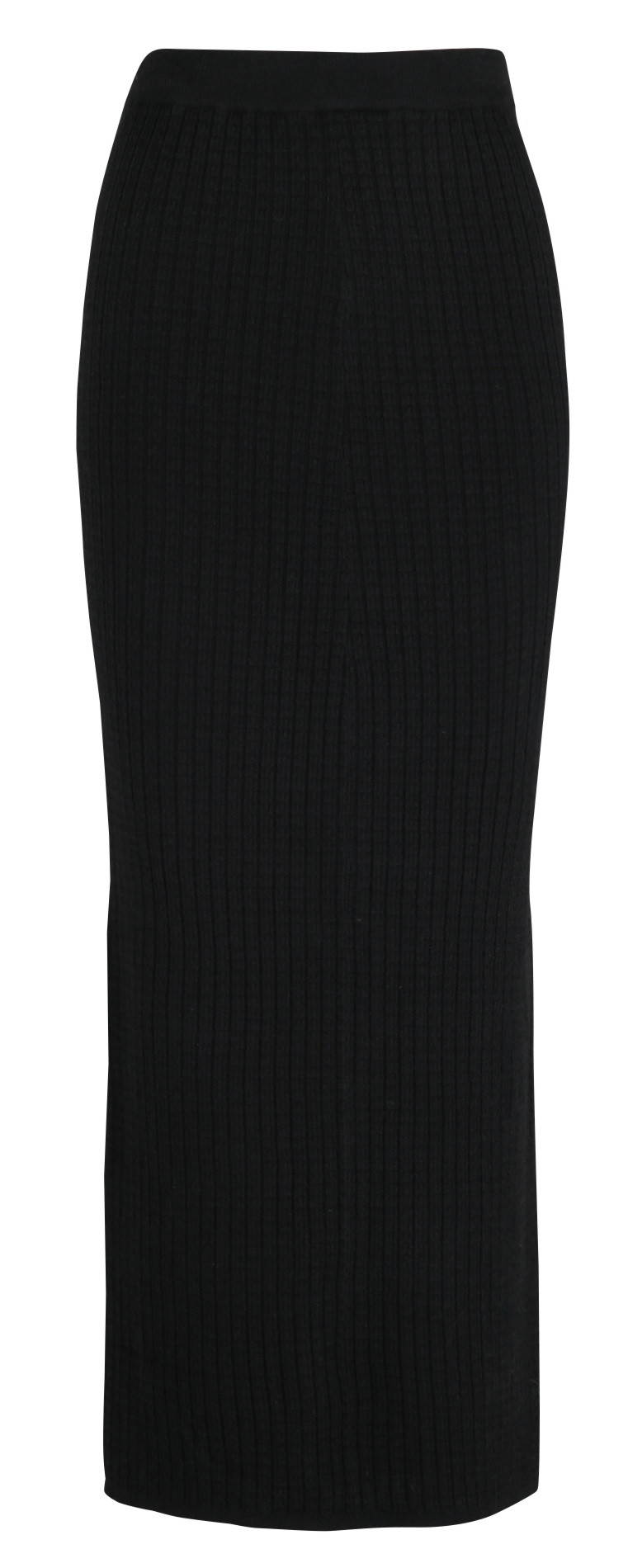 Langer Strickrock THE KORNER Schwarz