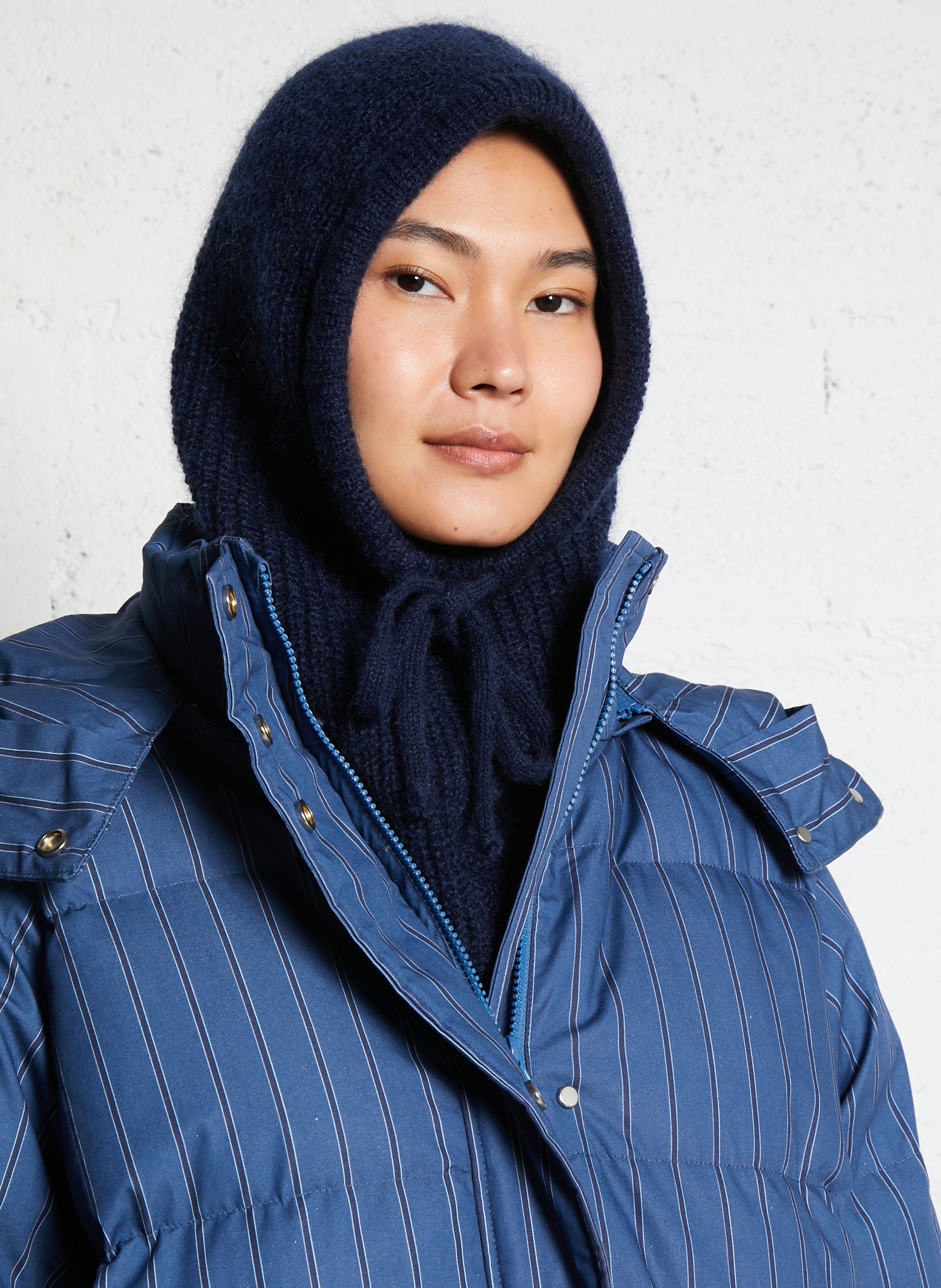 Capuchon in gemengde mohair LEON & HARPER