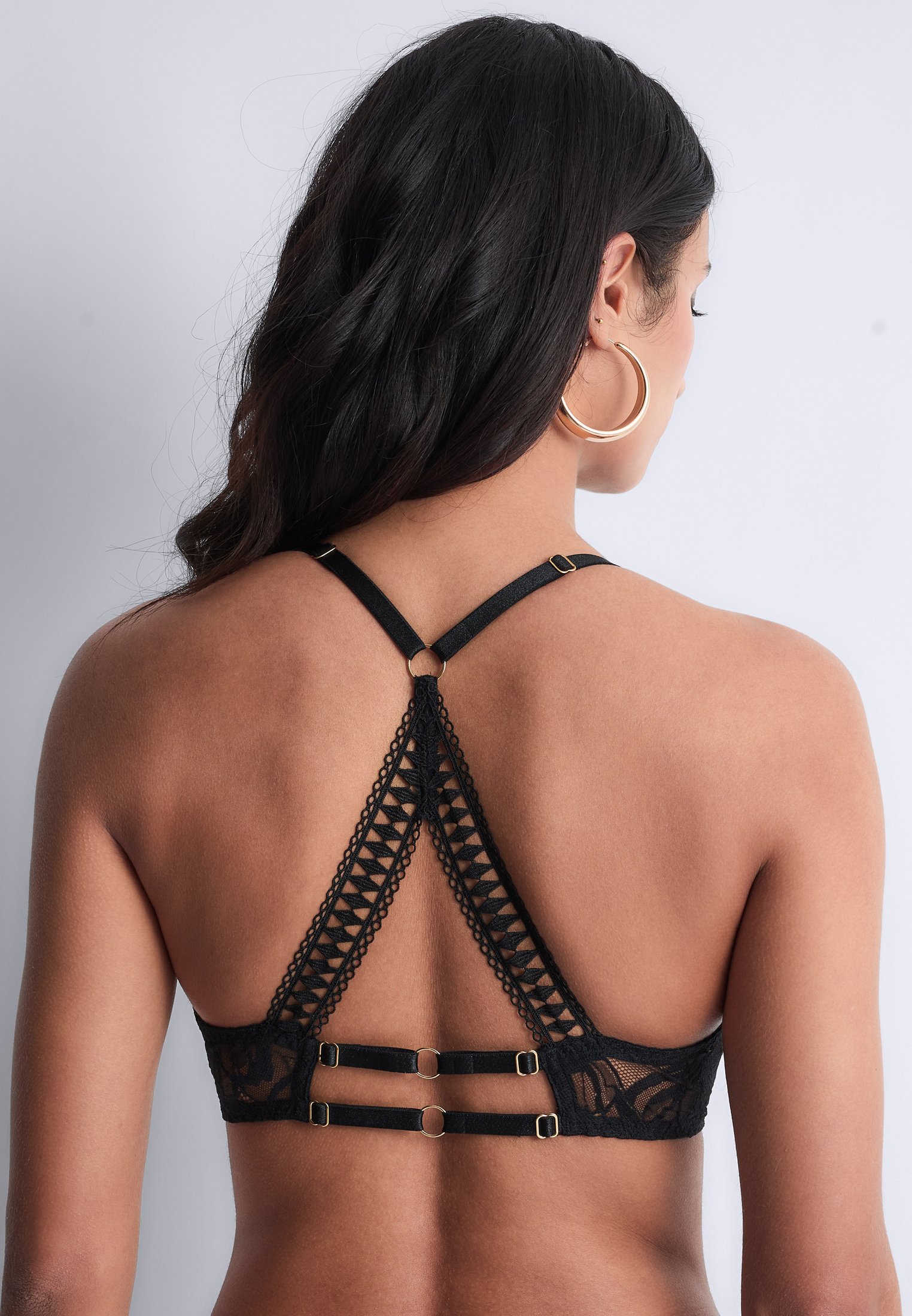 Architecture underwired triangle bra AUBADE Black