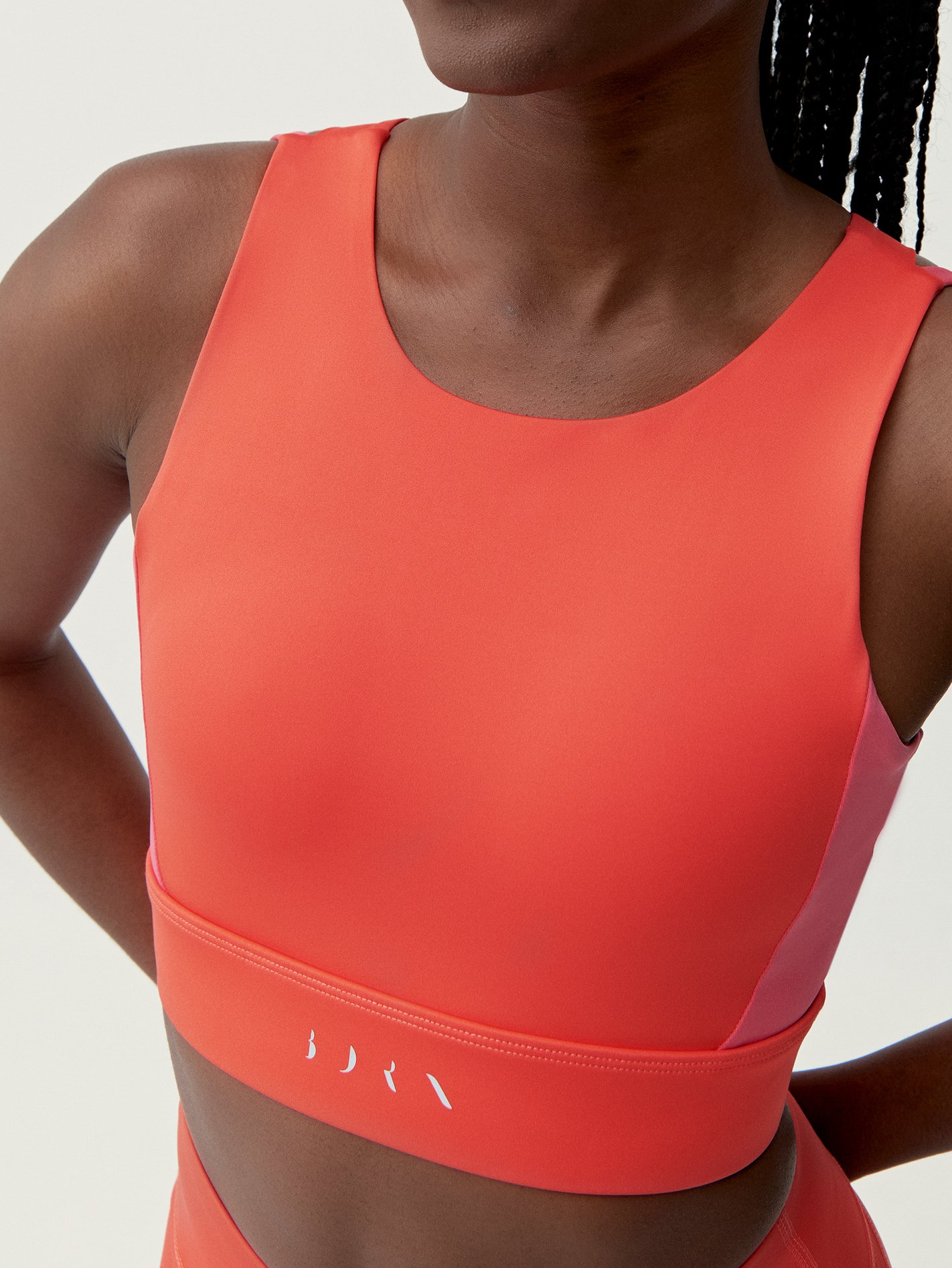 High Fixation Performance Sports Bra BORN LIVING YOGA Pink