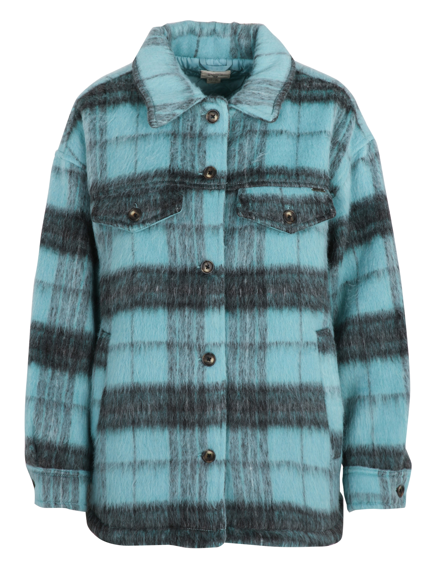 Manteau oversize col classique imprimé BILLABONG Bleu