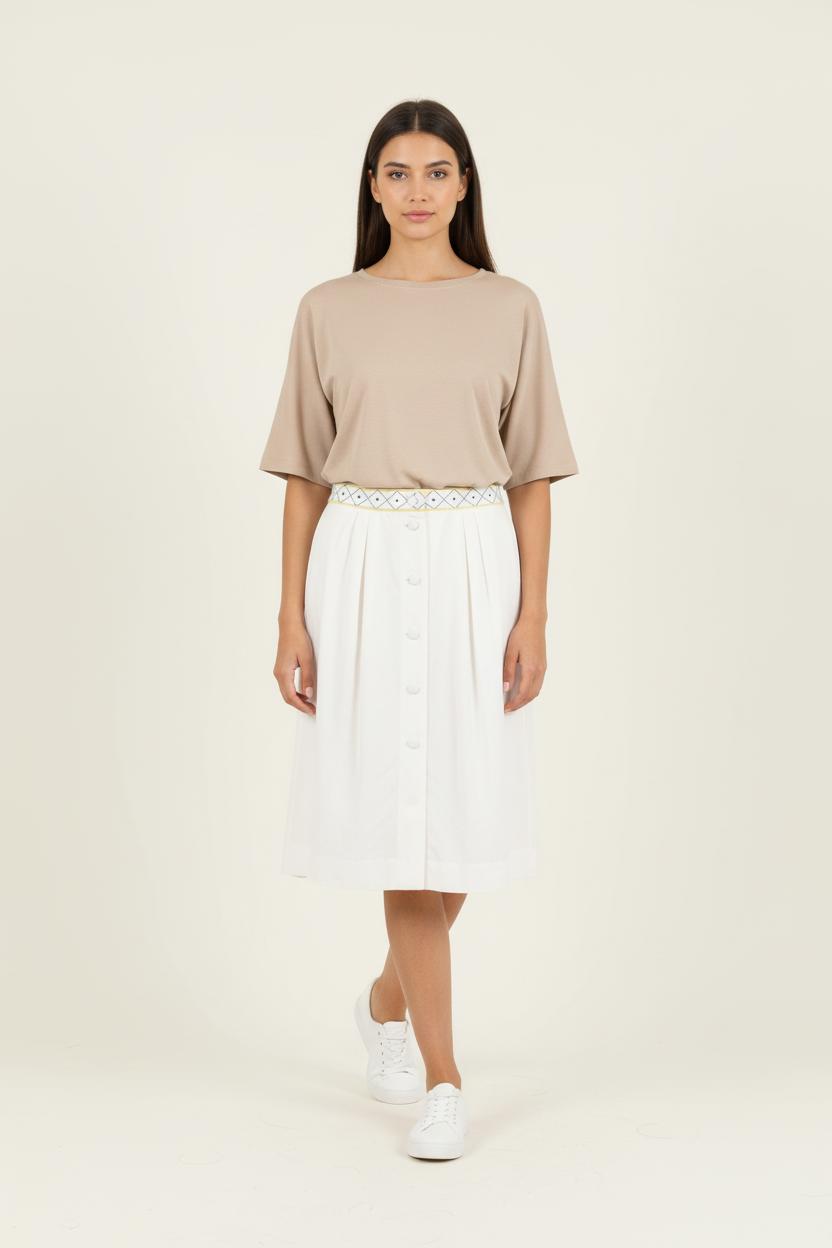Short & midi skirt COMPTOIR DES COTONNIERS - Seconde main Beige