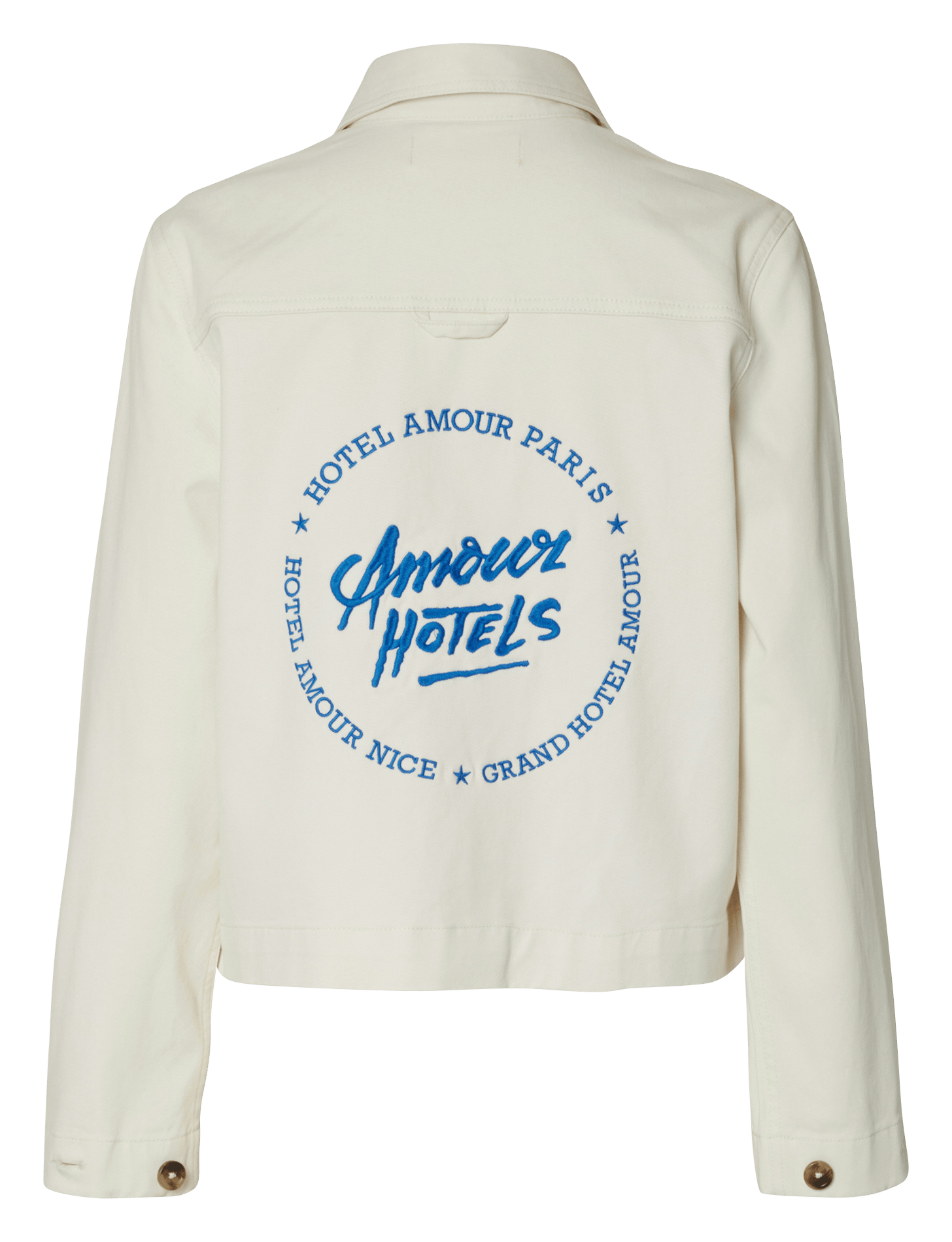 Cotton utility jacket SELECTED Beige