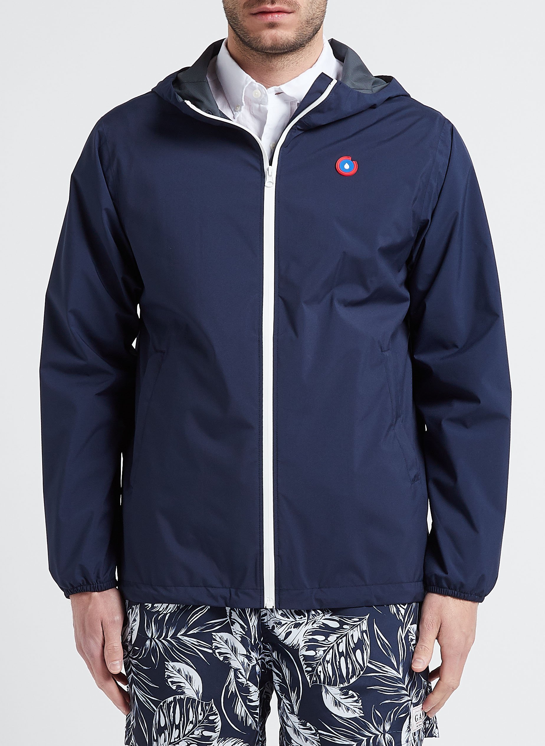 Kurze Regenjacke mit Kapuze FLOTTE