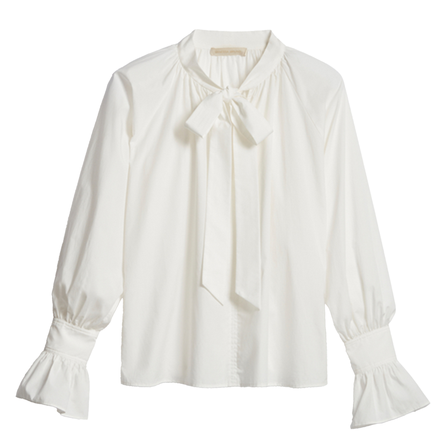 Bluse mit Schluppenkragen FATIMA Ecru