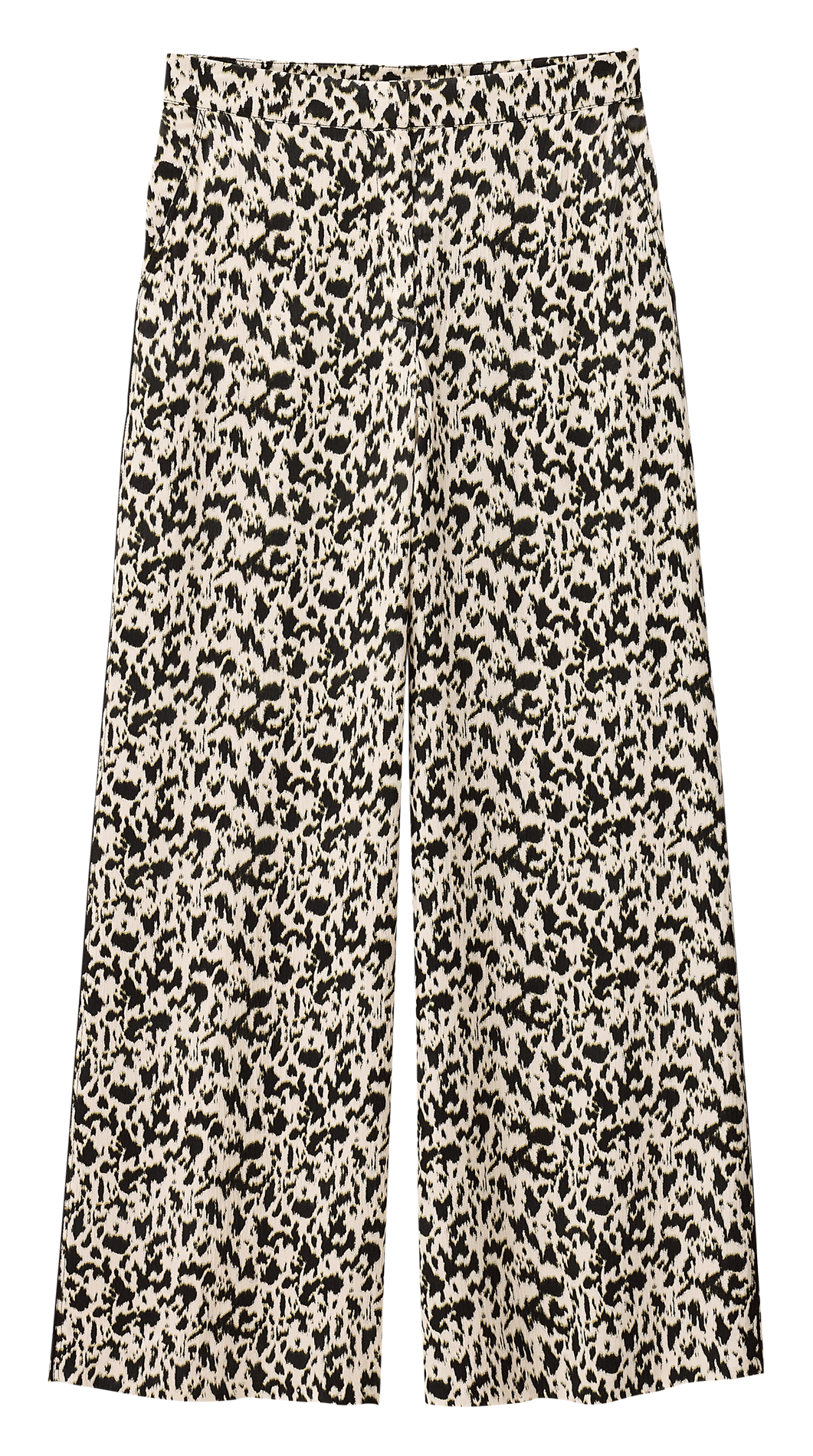 Bazimodo fluid printed wide-leg trousers BA&SH Beige