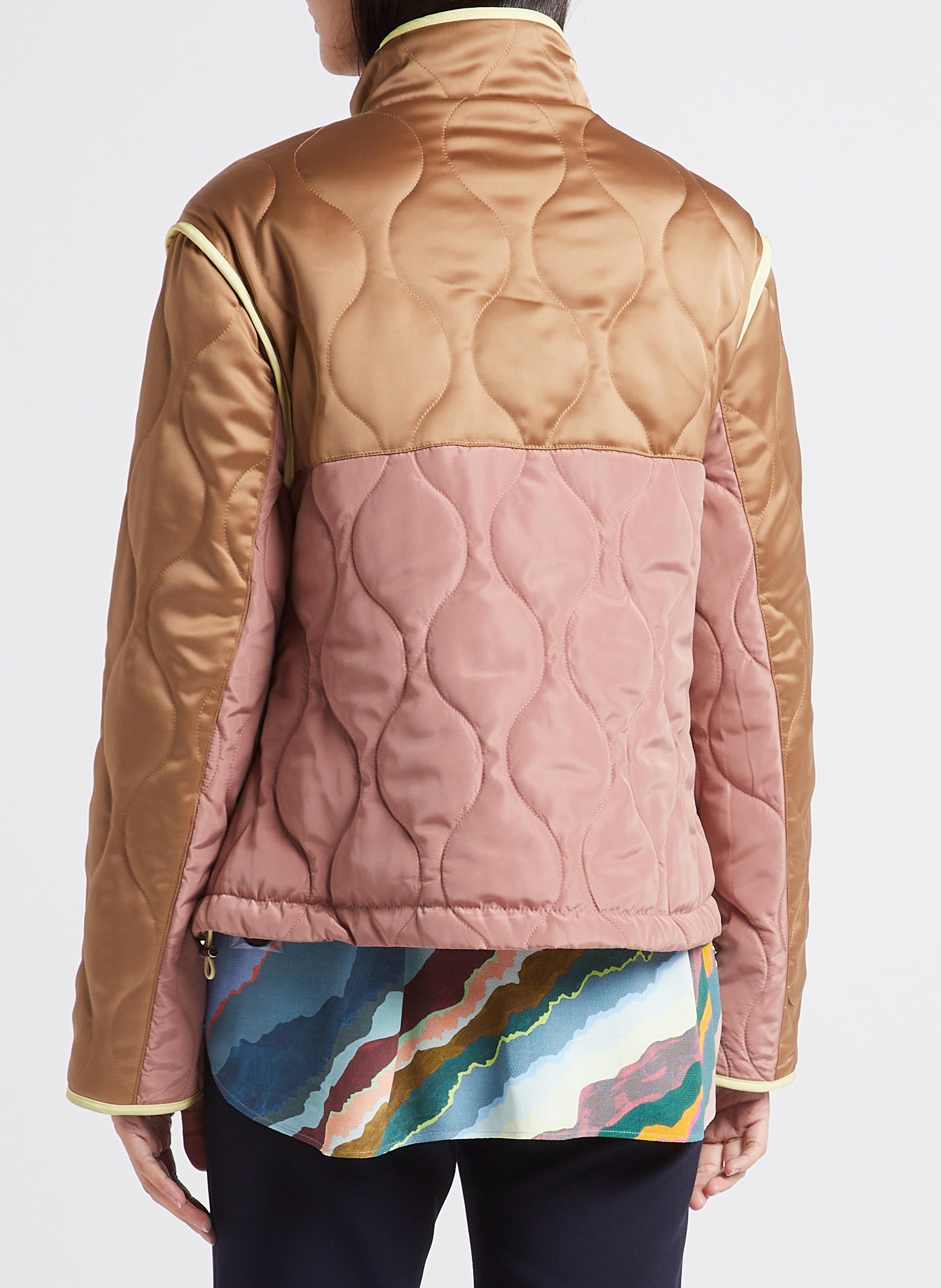 Veste droite col montant PAUL SMITH Marron