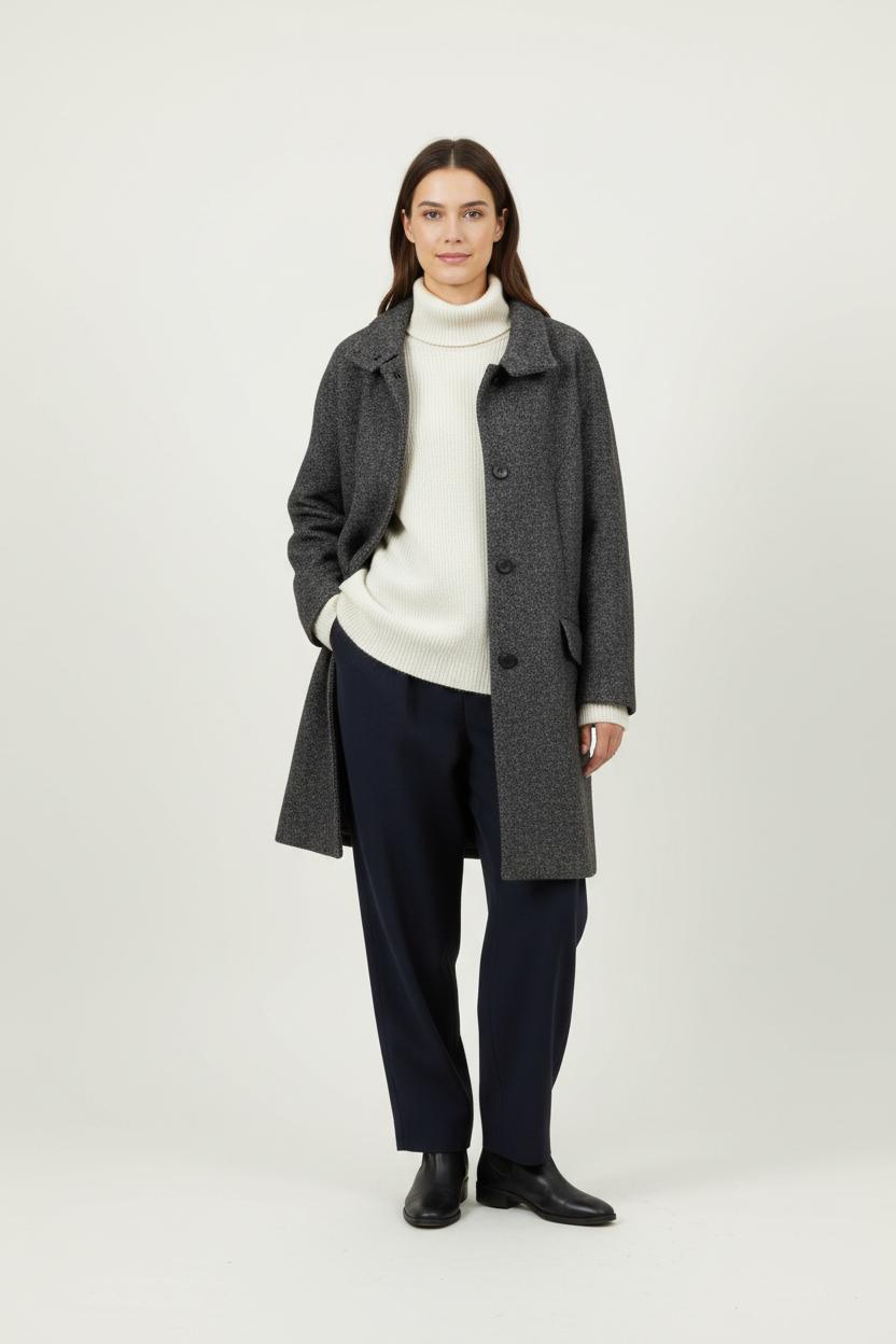 Manteau court COMPTOIR DES COTONNIERS - Seconde main Gris