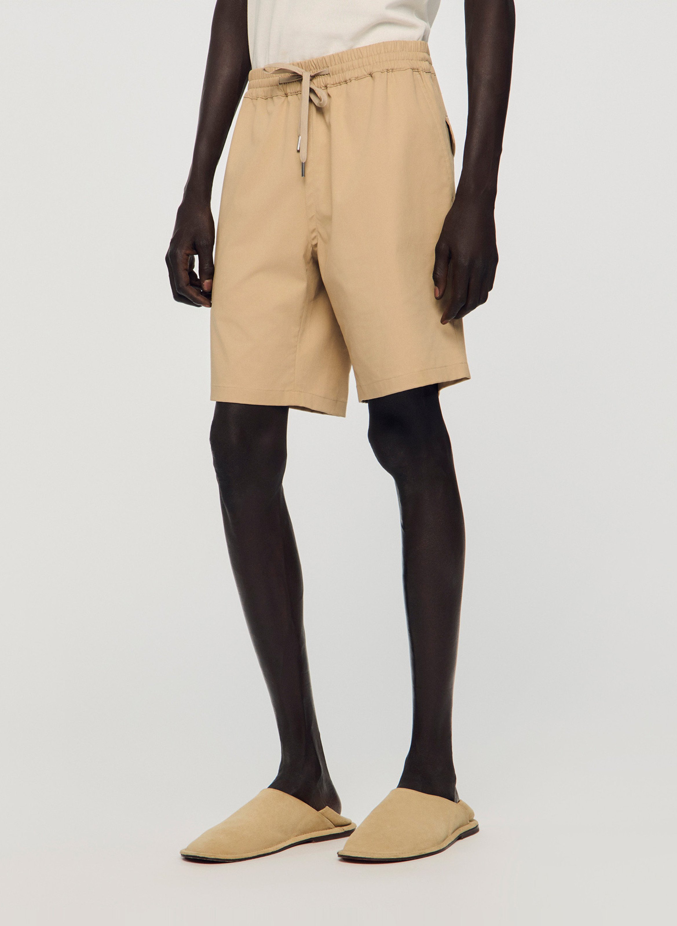 Short regular-fit en coton mélangé SANDRO