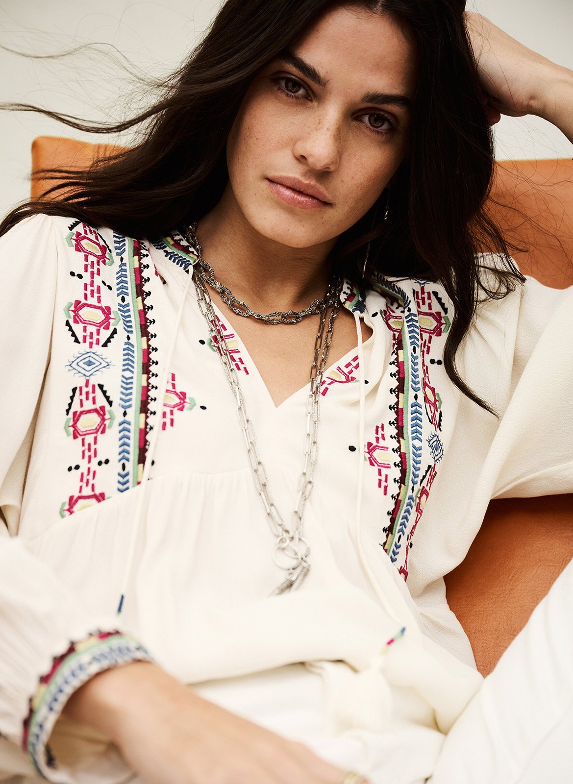 Openwork wool-blend hat BA&SH Beige