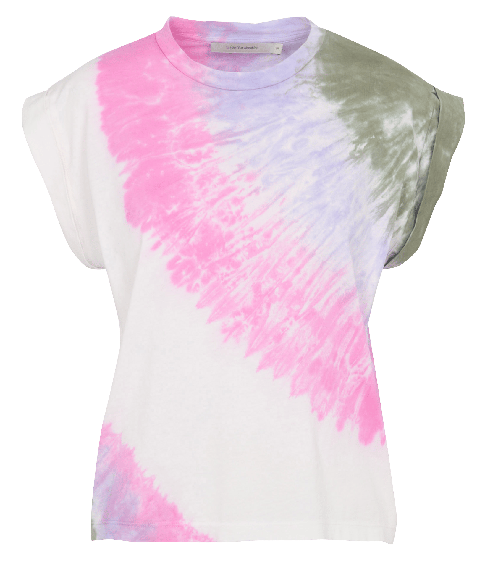 Recht, katoenen T-shirt LA FEE MARABOUTEE Roze
