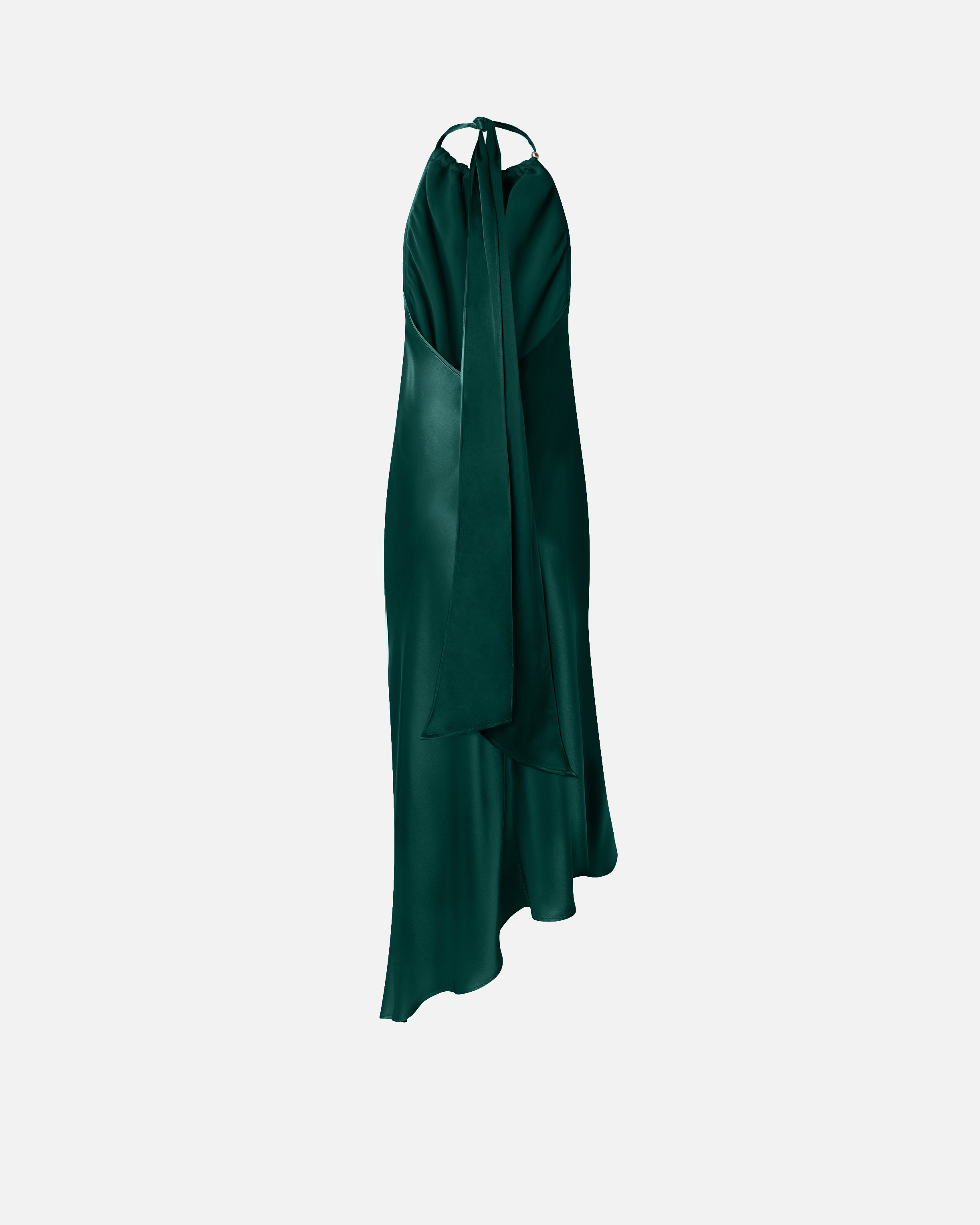 Long dress with open back PINKO Green