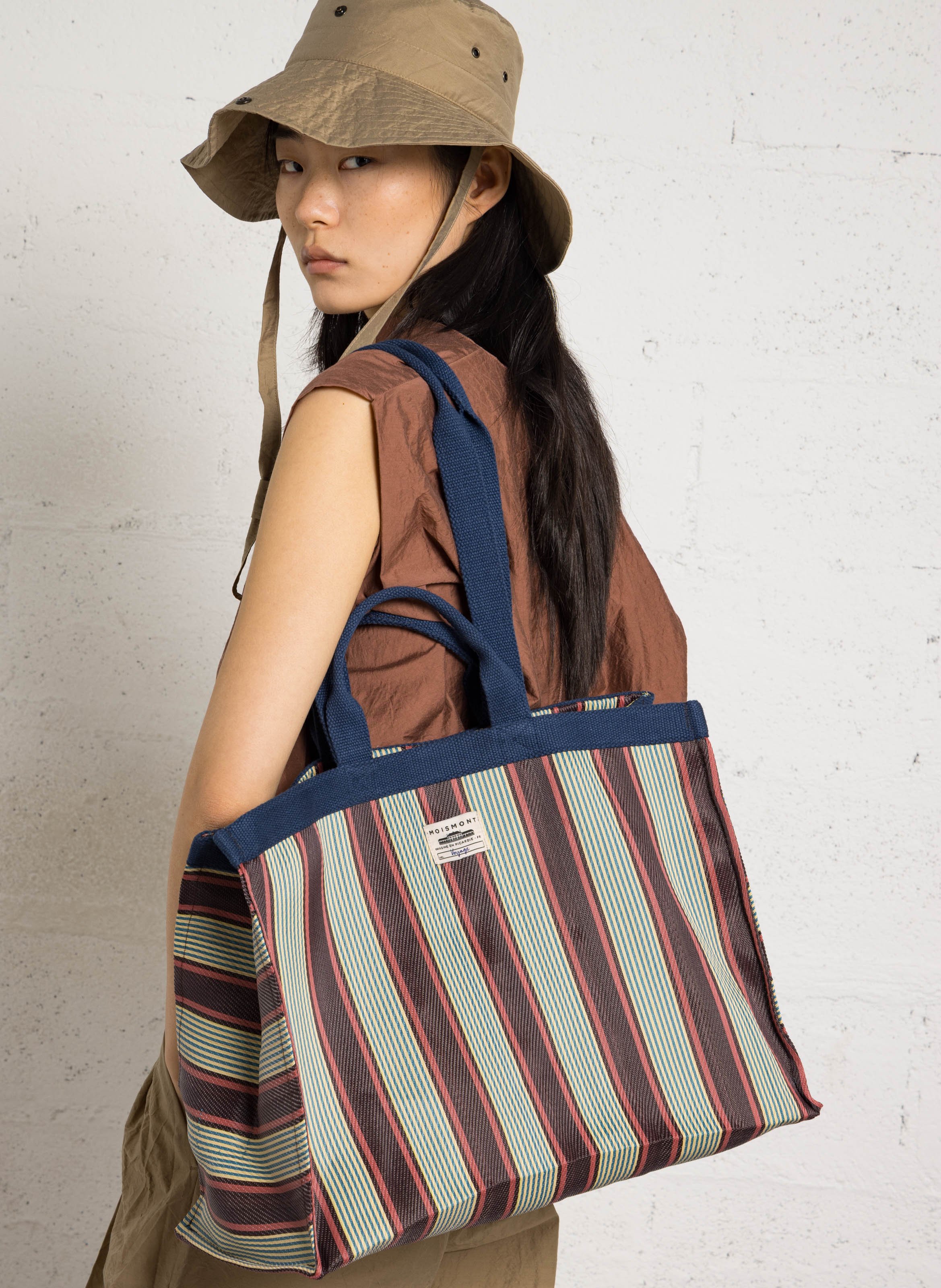 Striped tote bag MOISMONT Multicolored