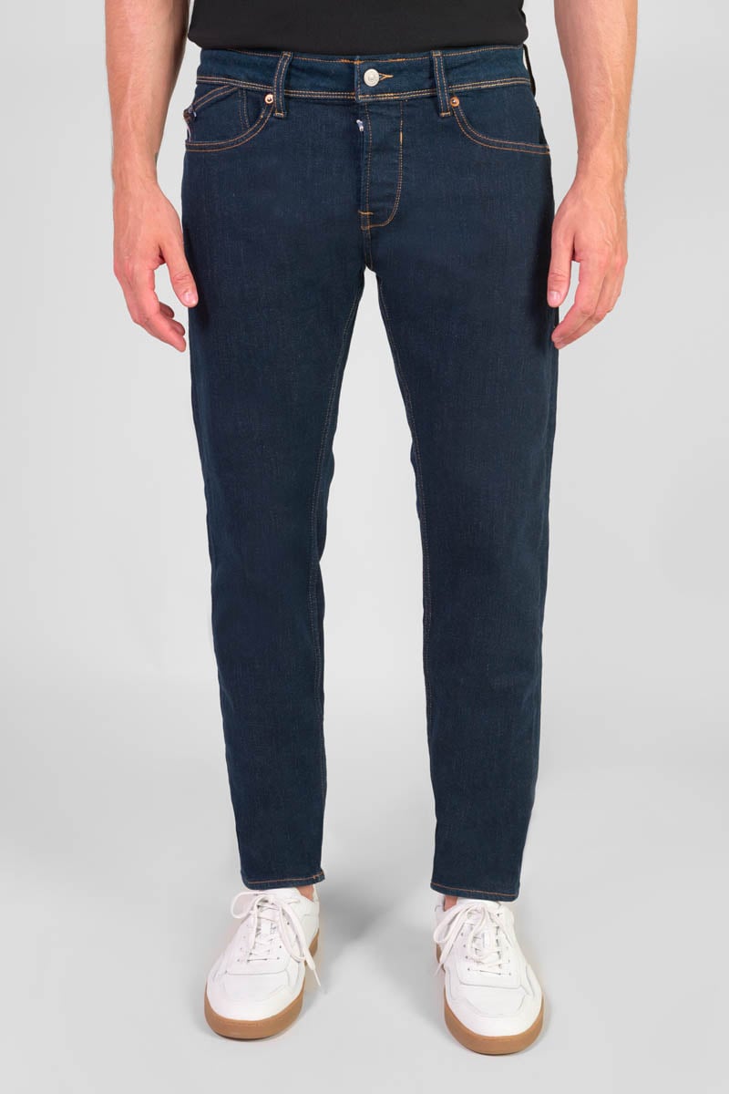 Slim stretch jeans, length 34 LE TEMPS DES CERISES Blue