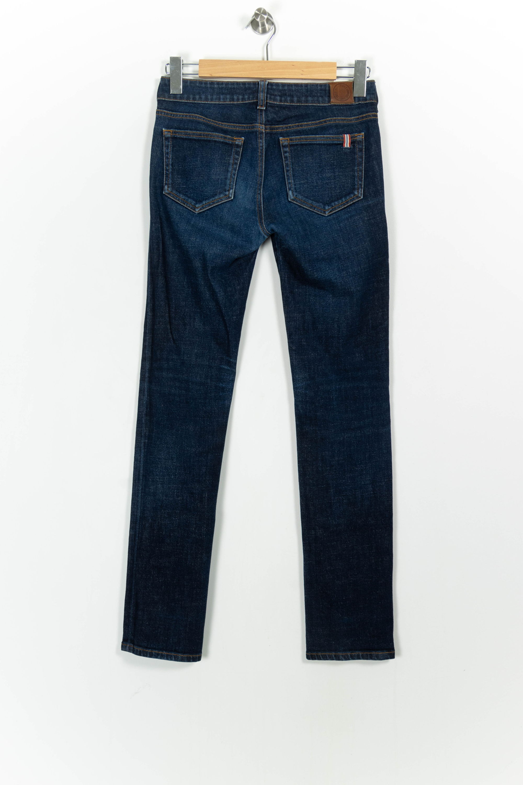 Cropped slim jeans with studs INES DE LA FRESSANGE - Seconde main Blue