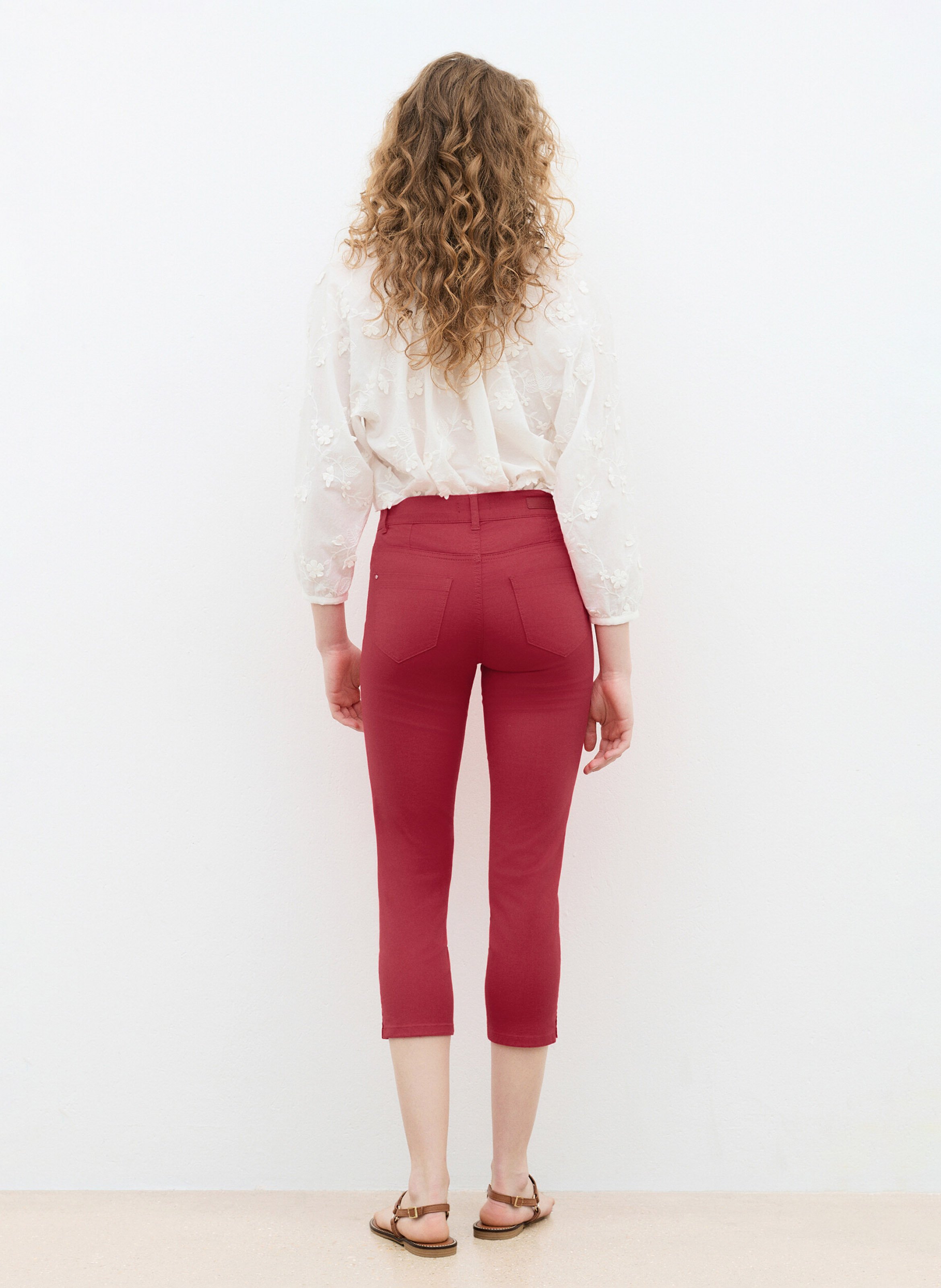 Cropped trousers | Red CAROLL Women