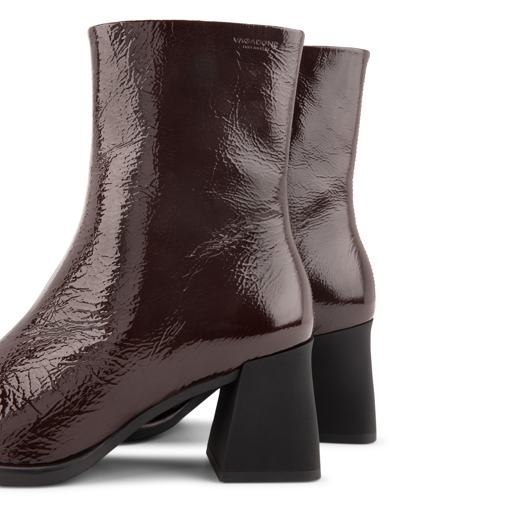 Lederstiefeletten mit Absatz VAGABOND Braun