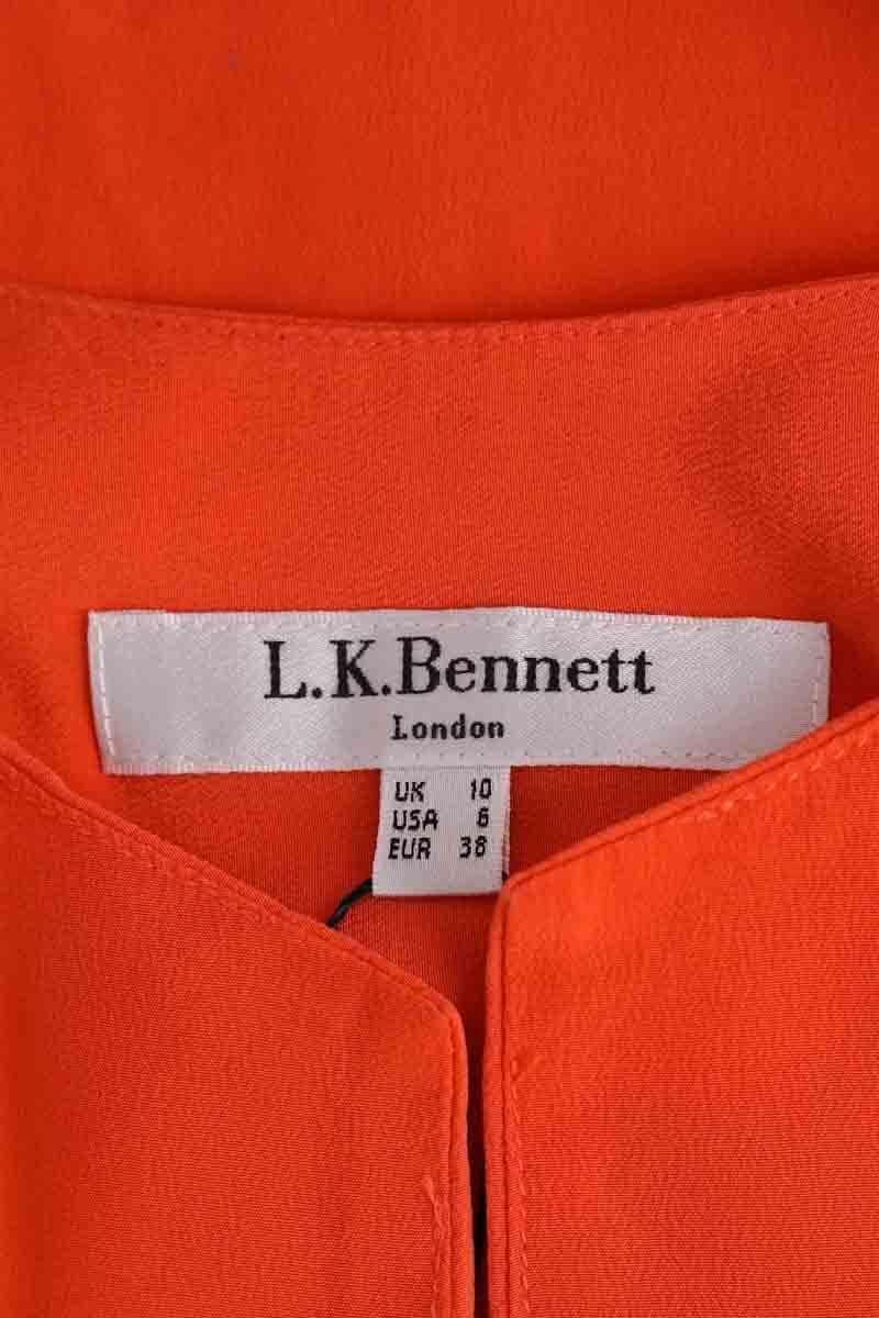 Azawood sleeveless top LK BENNETT - Seconde Main Orange
