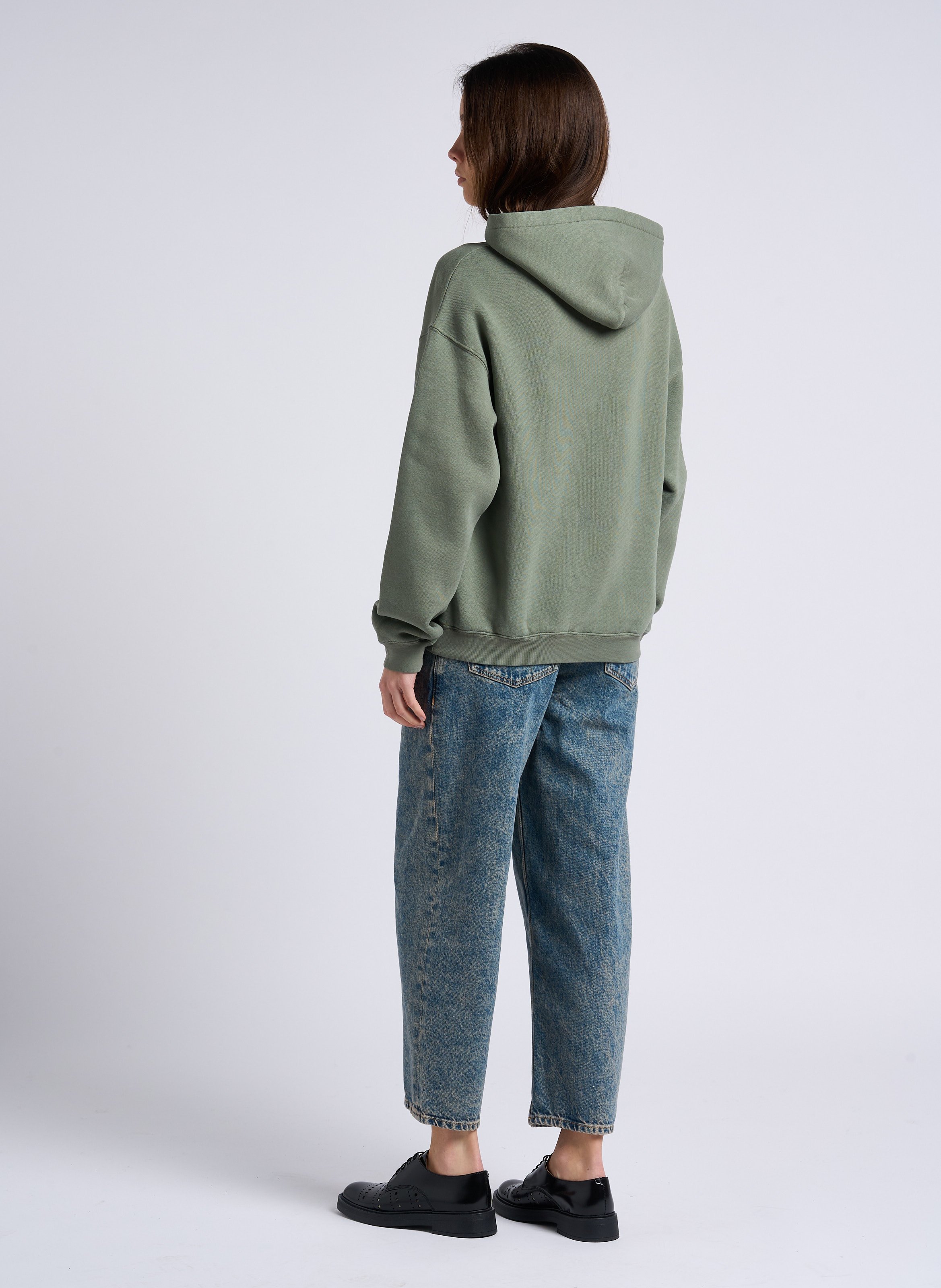 Mom-Jeans aus verwaschenem Denim AMERICAN VINTAGE Blau