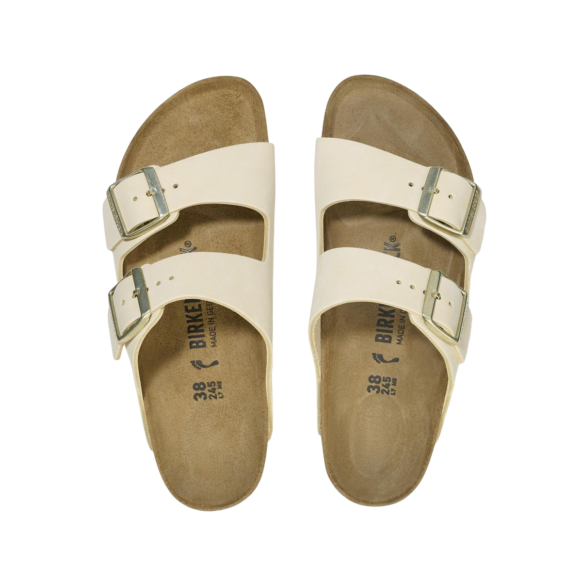 Faux leather sandals Beige