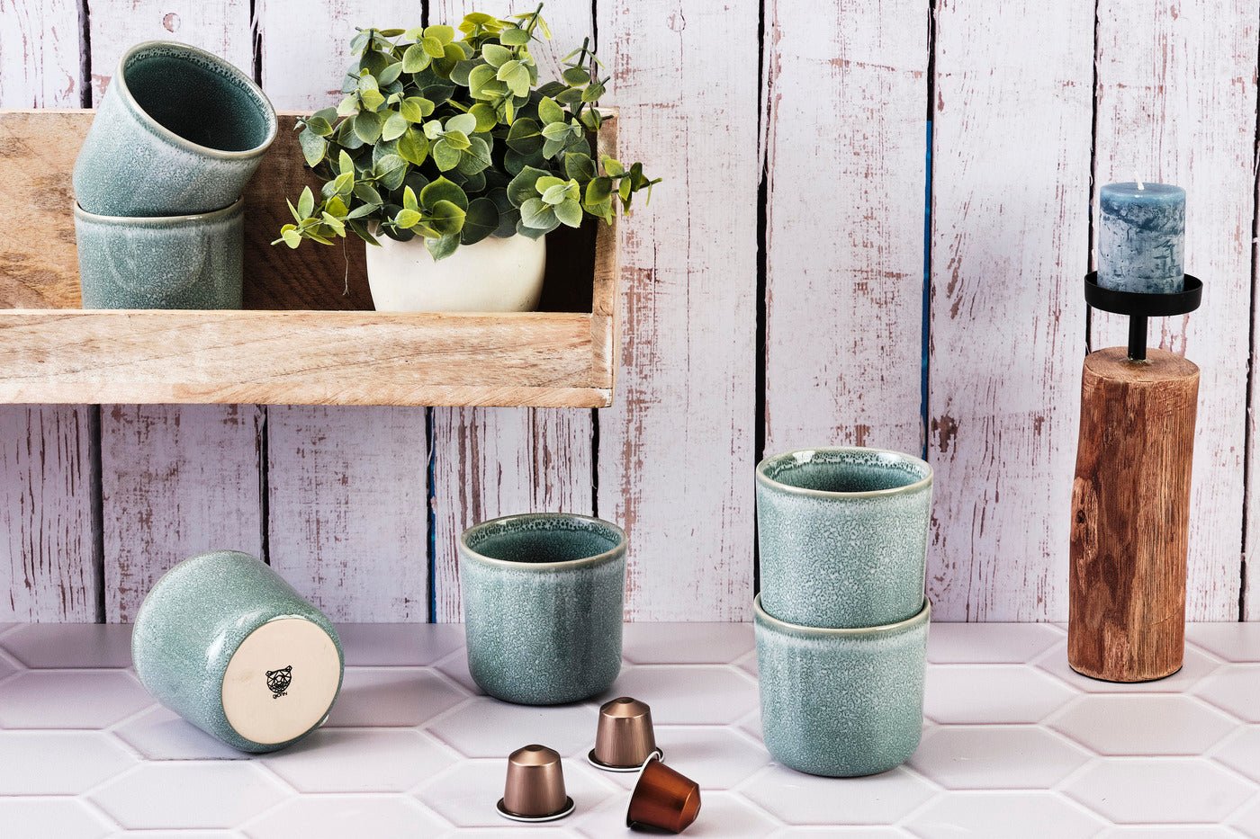 MAGMA - 6-piece mug set BJORN Blue