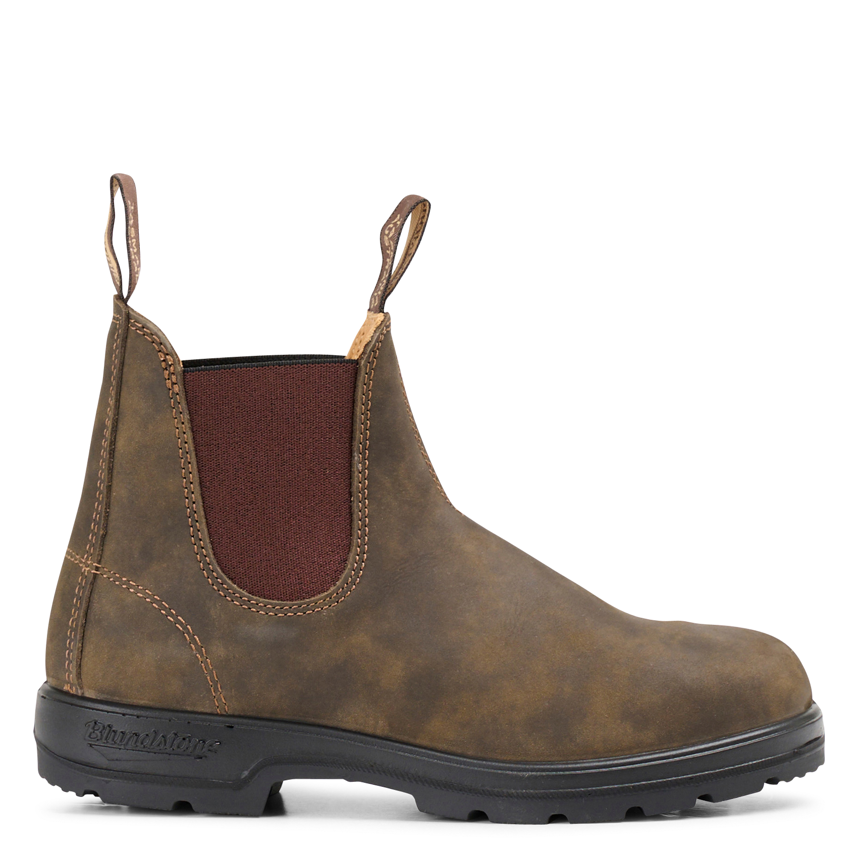Mixed leather ankle boots BLUNDSTONE Brown