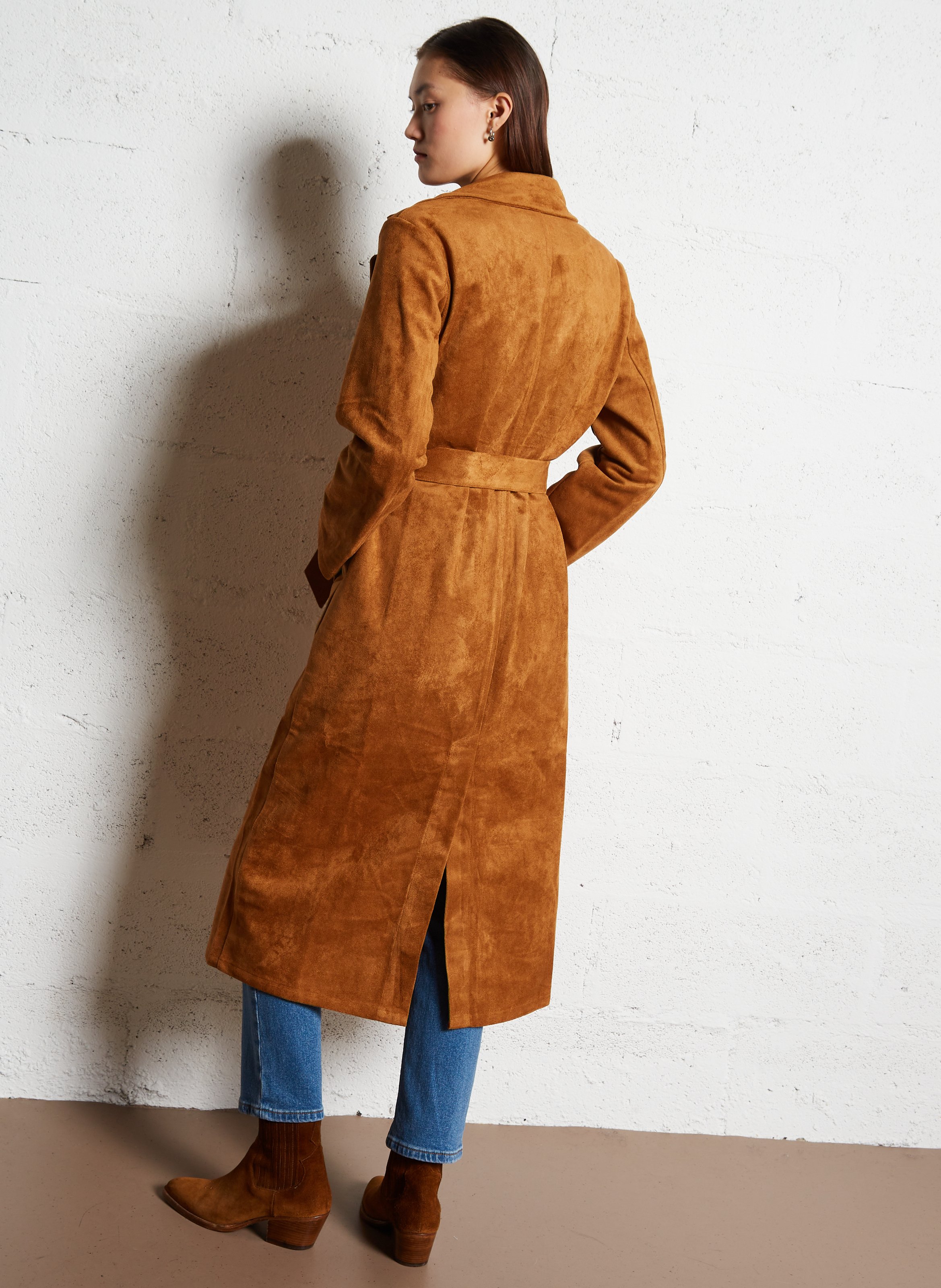 Trench col à revers  LA PETITE ETOILE Marron