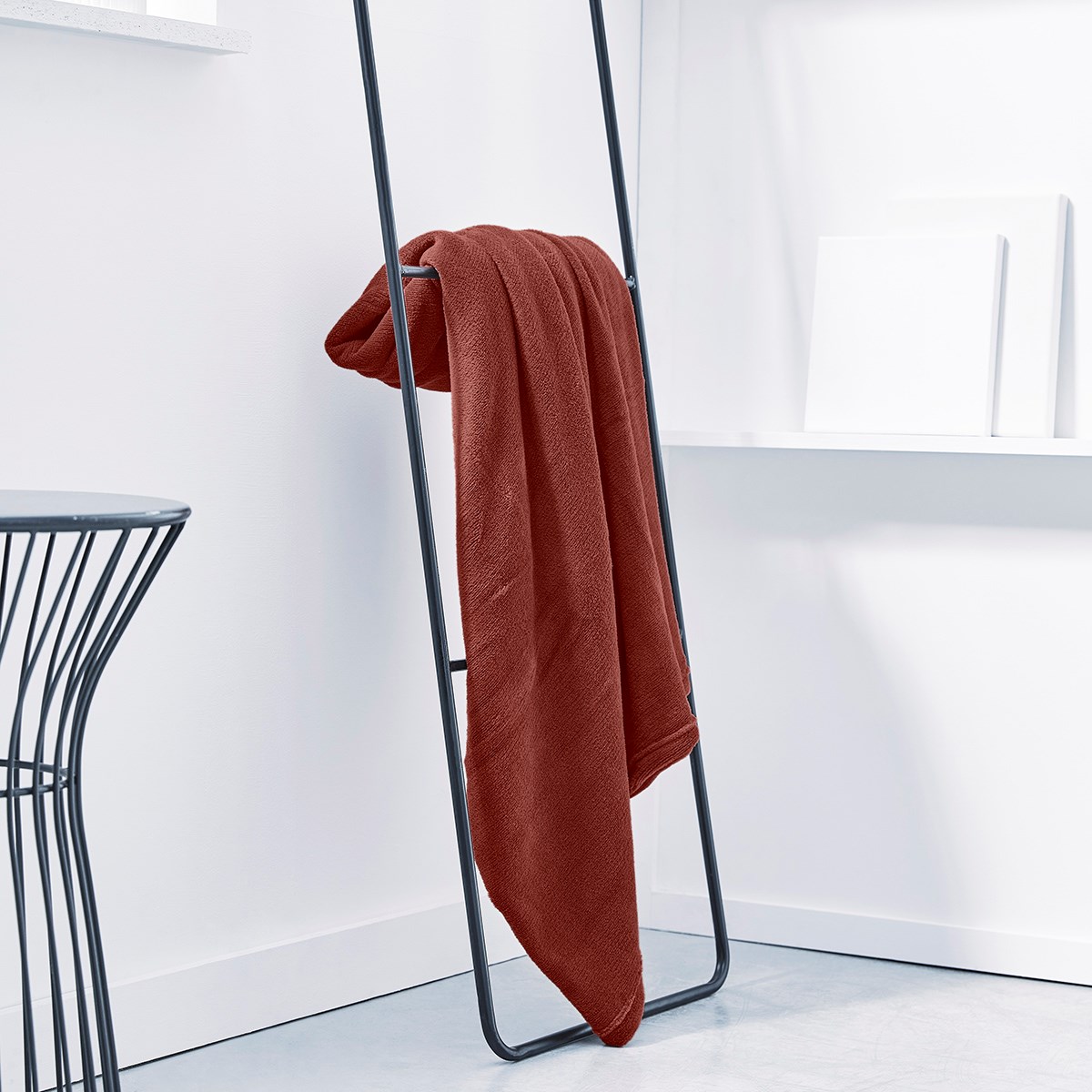 Plain throw TODAY LINGE DE MAISON Red