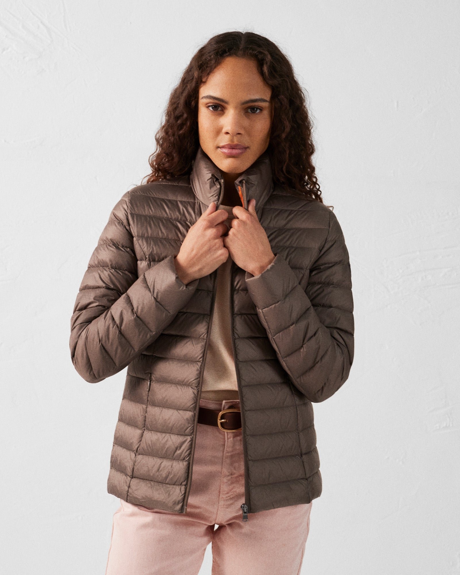 Lightweight down jacket JOTT Beige