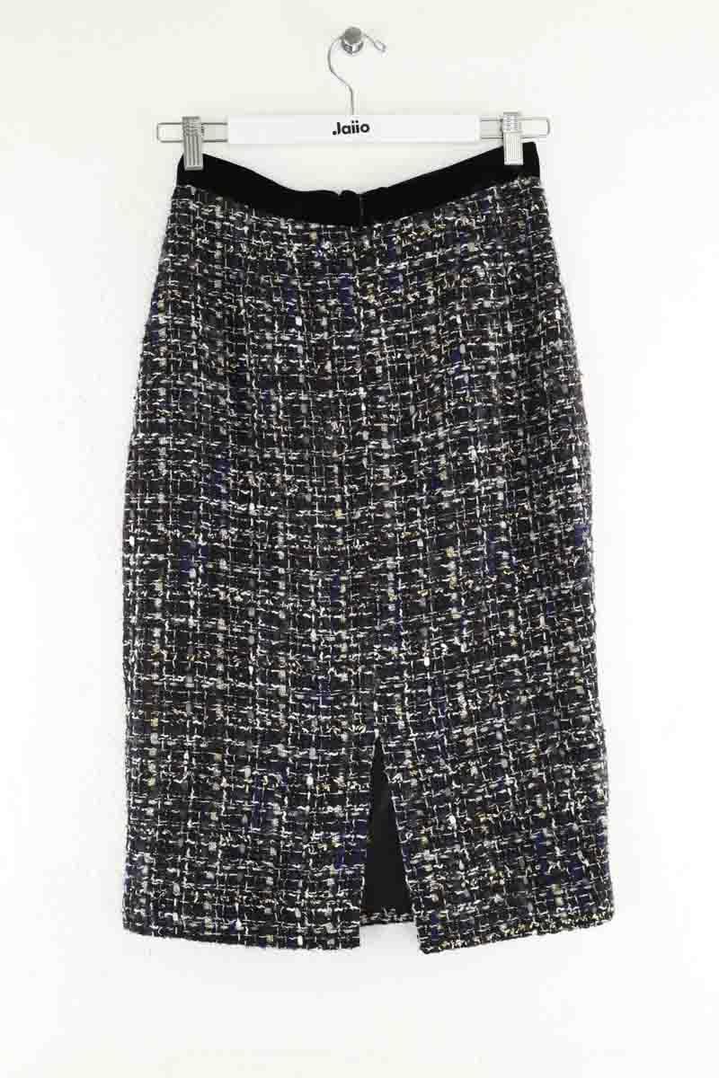 Jupe en coton LK BENNETT - Seconde Main Bleu
