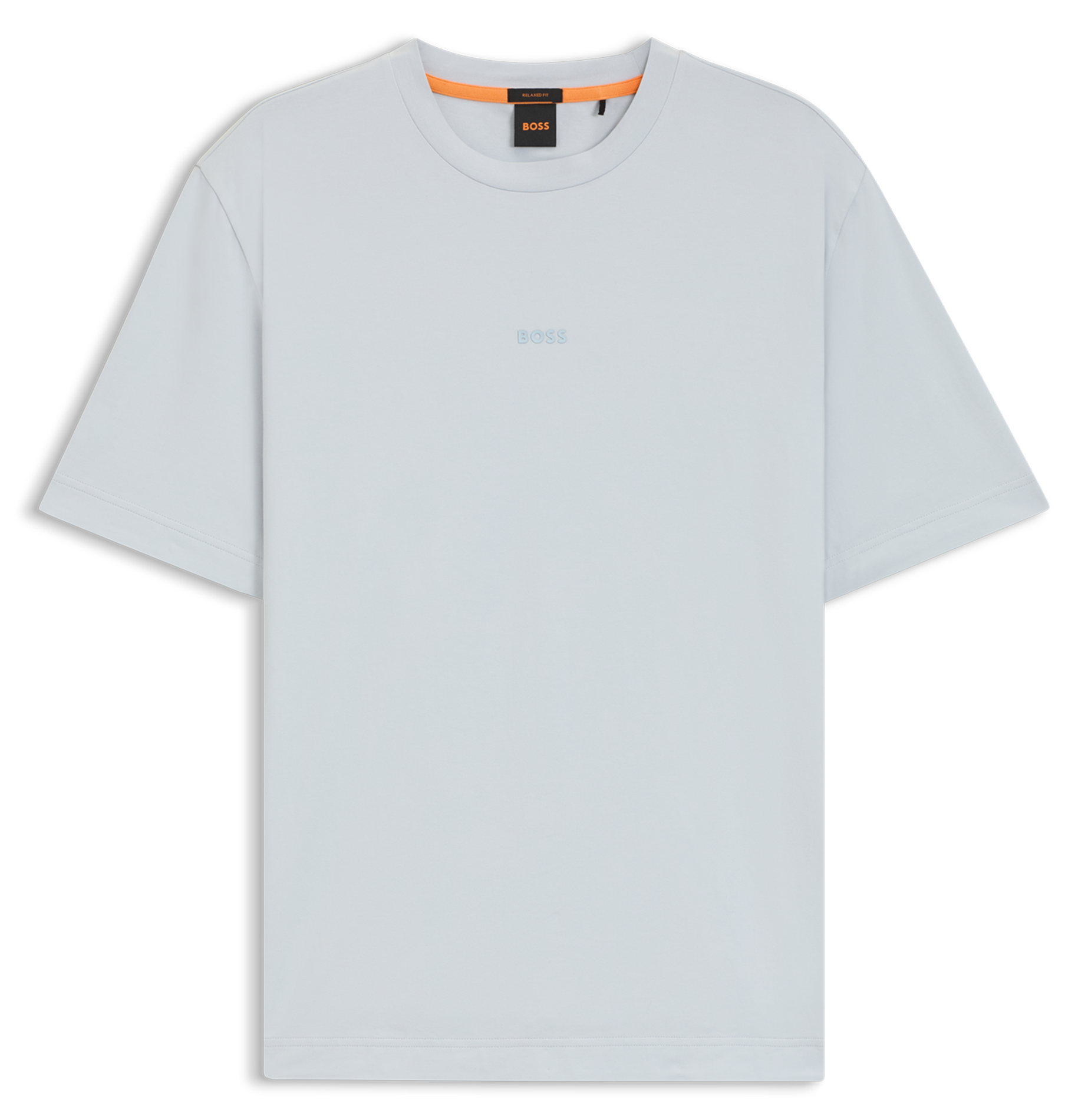 Basic cotton-mix T-shirt BOSS Silver