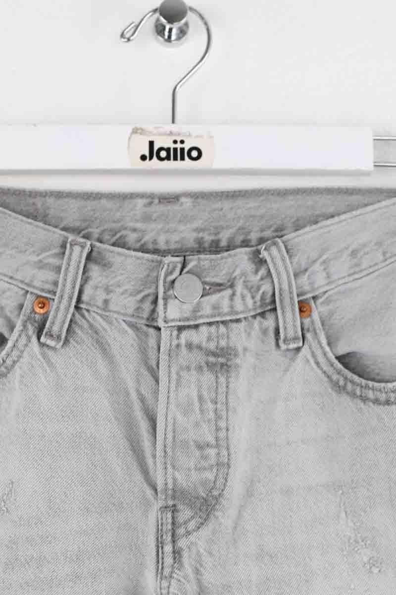 501? straight cotton jeans LEVI'S - Seconde main Grey