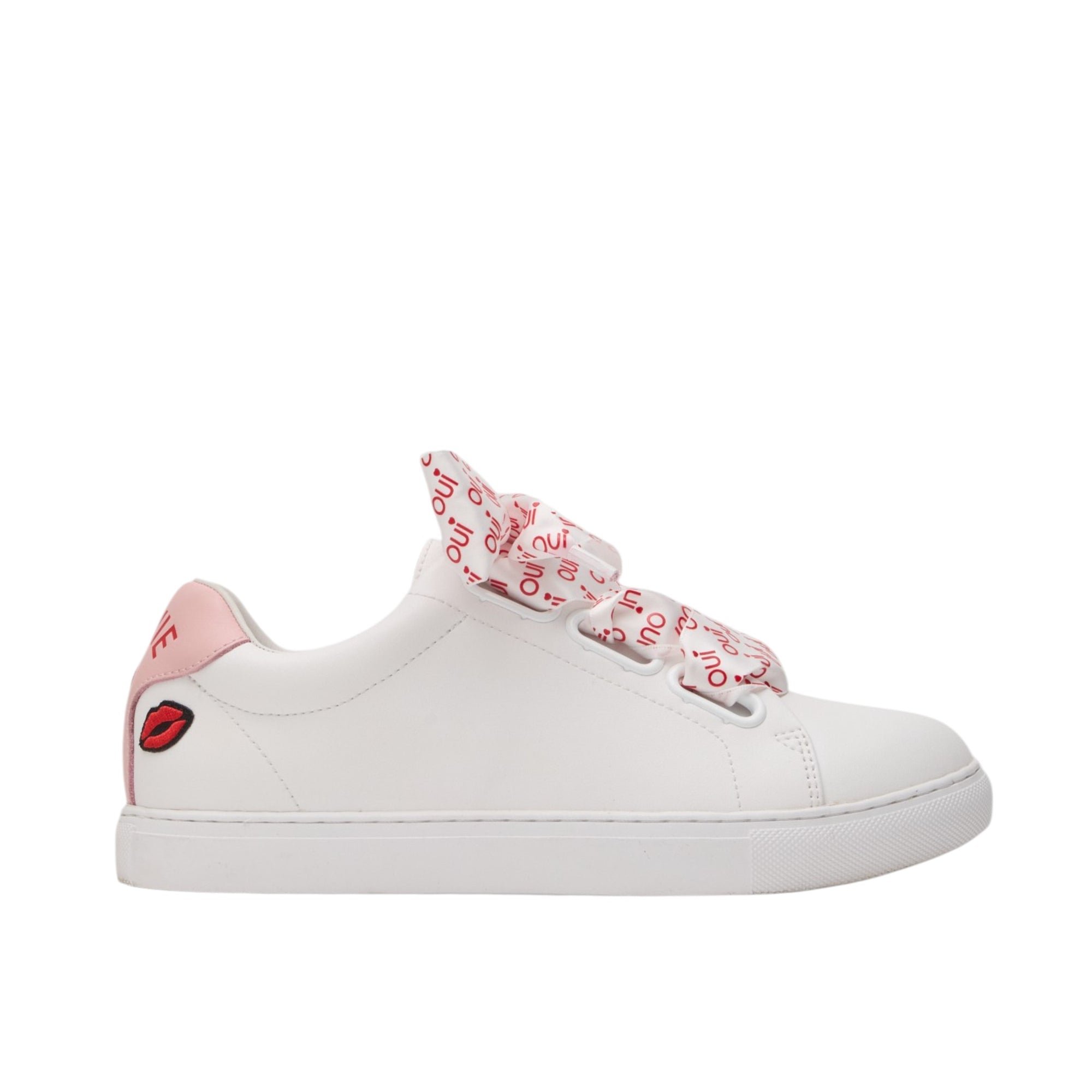 Jimmy leather sneakers BONS BAISERS PARIS White