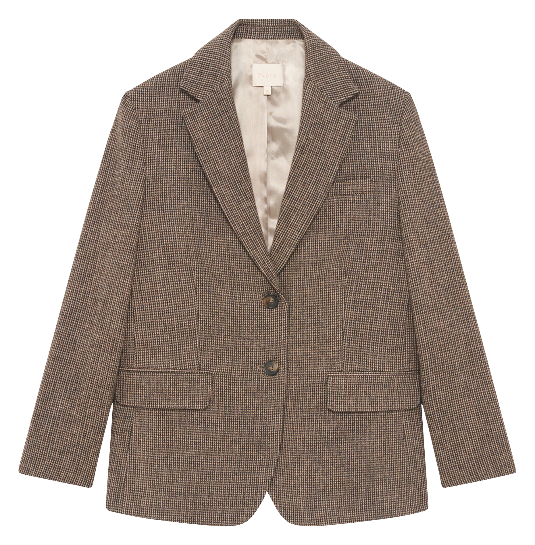 Veste tailleur en laine PABLO Vert