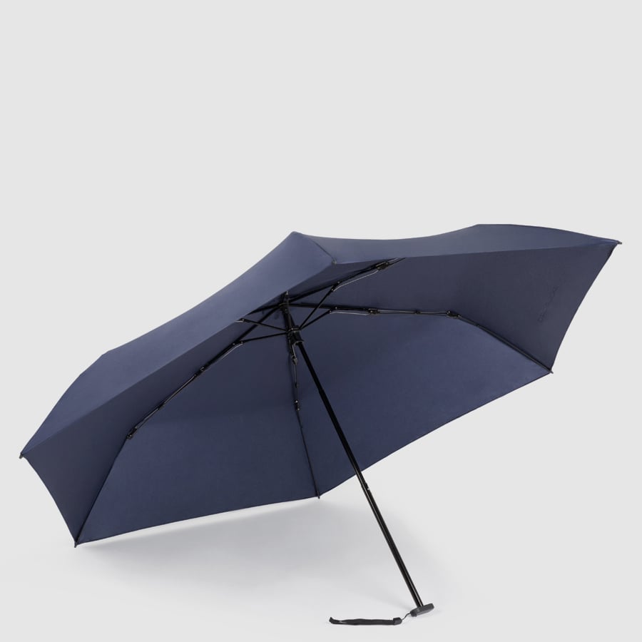 Folding Windproof Umbrella PIQUADRO Blue