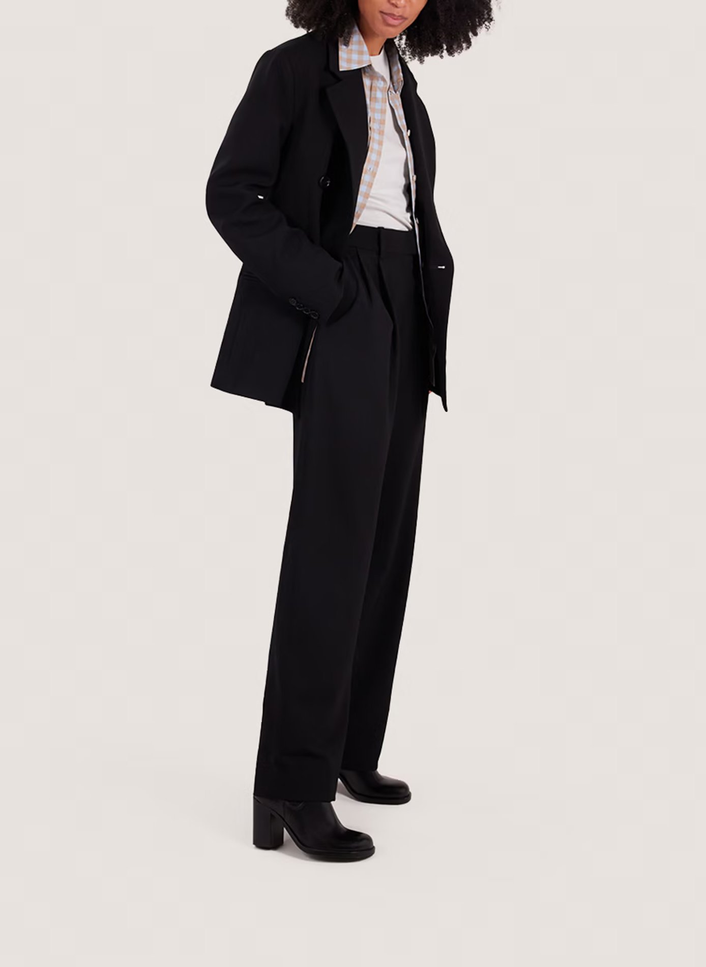 Bianca leather ankle boots JONAK Black