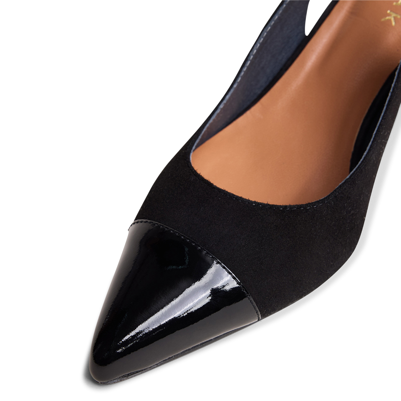 Escarpins en cuir Noir