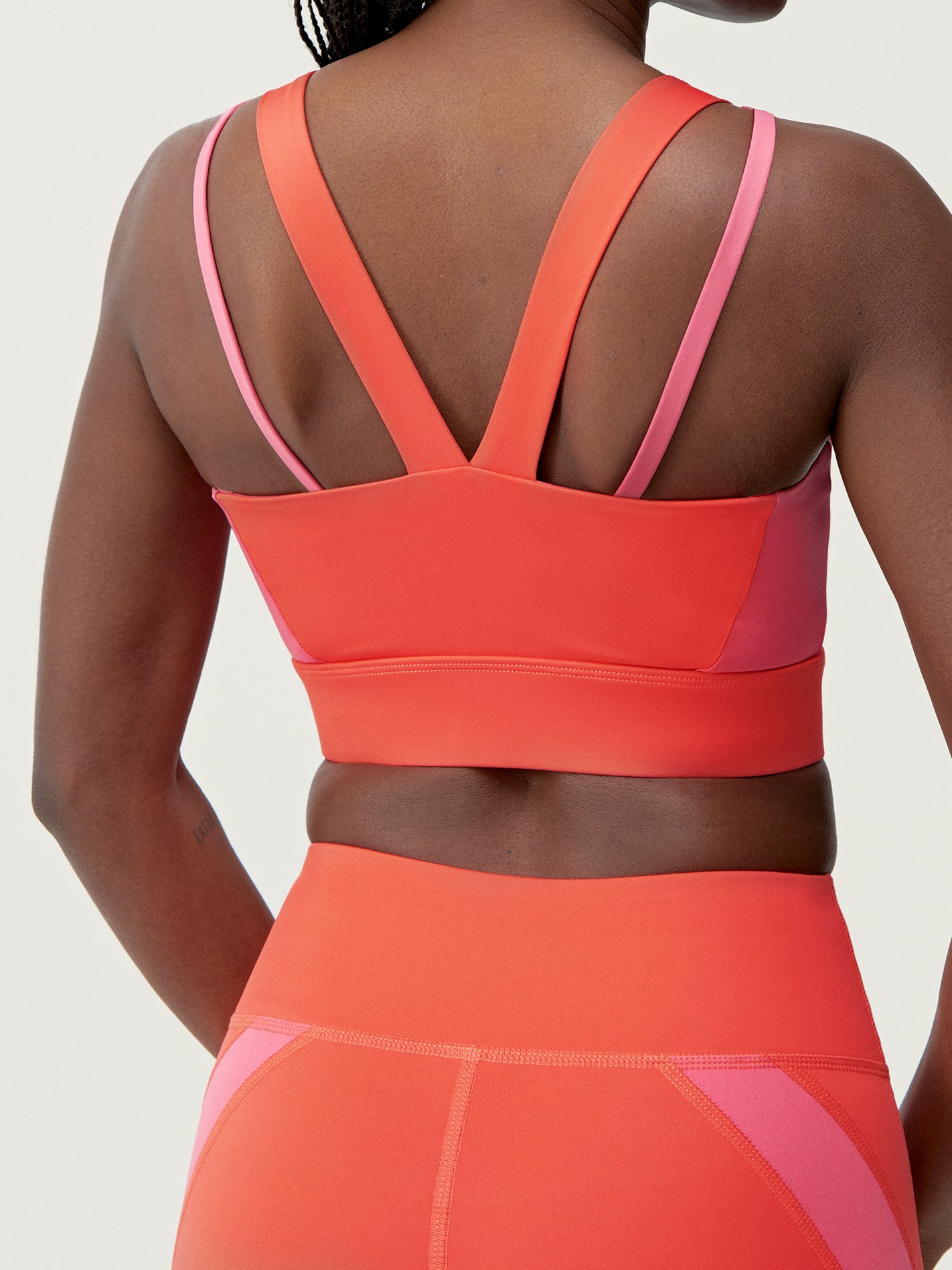 High Fixation Performance Sports Bra BORN LIVING YOGA Pink