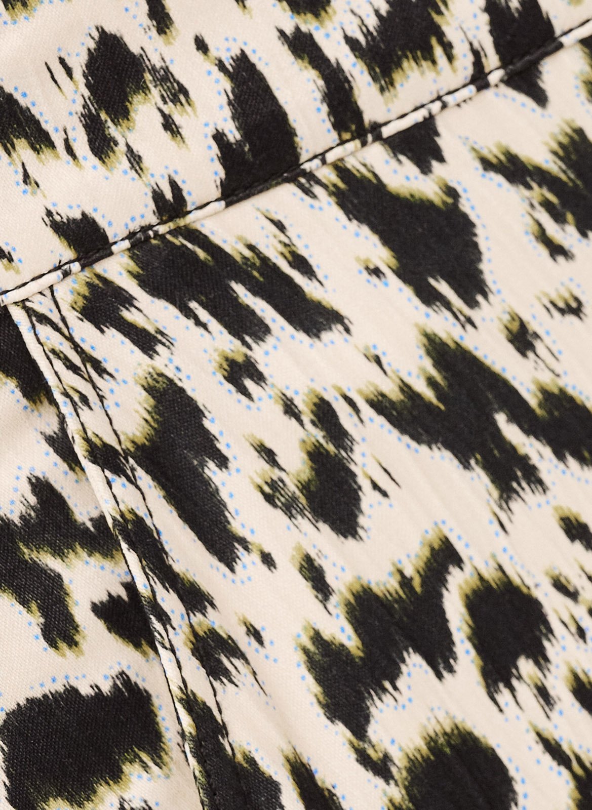 Bazimodo fluid printed wide-leg trousers BA&SH Beige