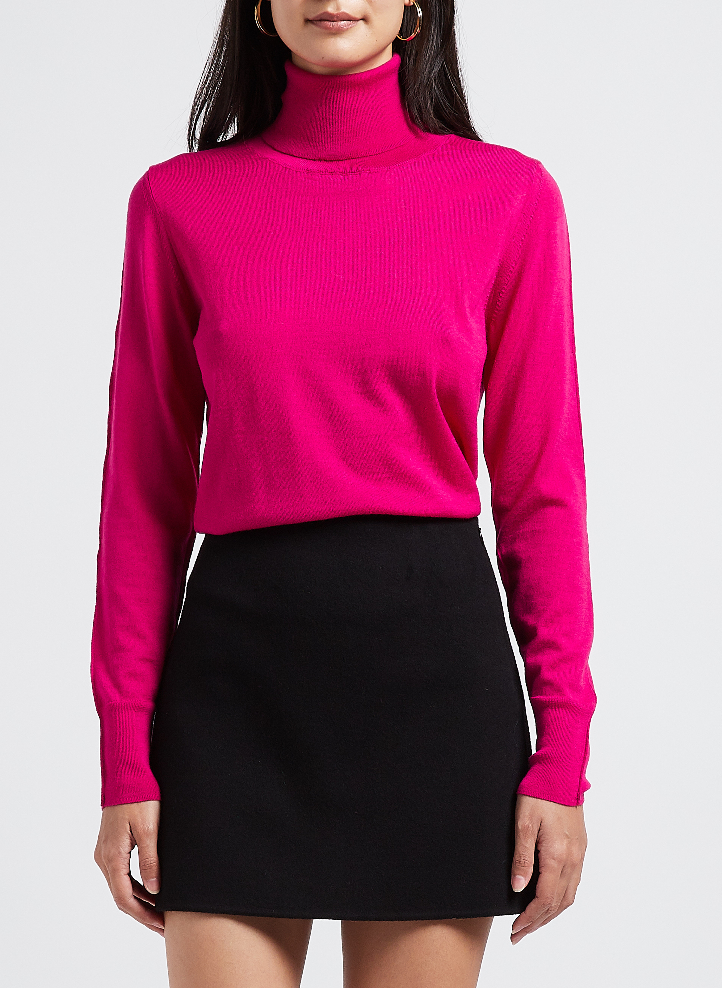 Dolcevita in lana merinos COLLECTORS CLUB Rosa