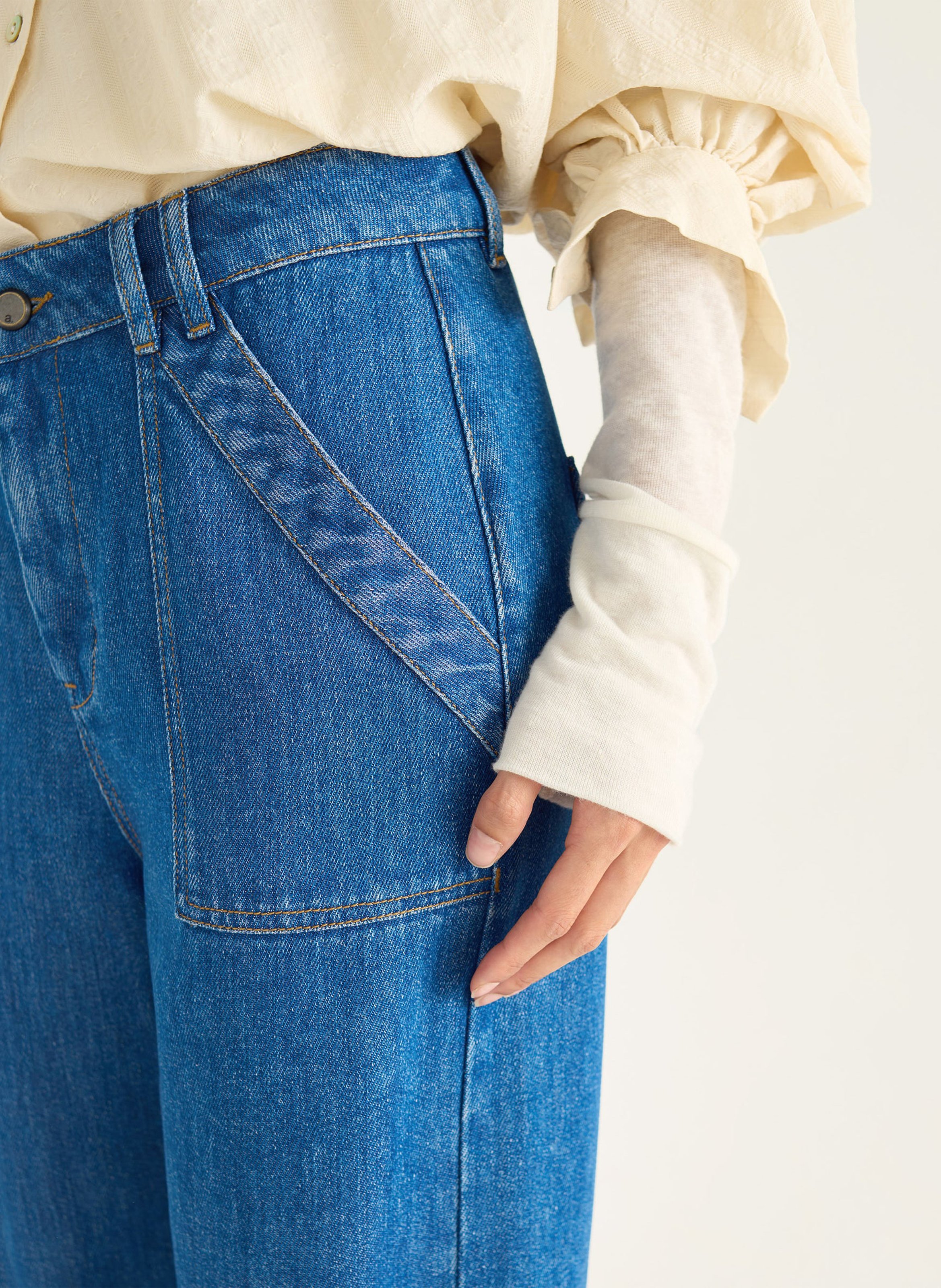 Mom Jeans ACOTE Blau