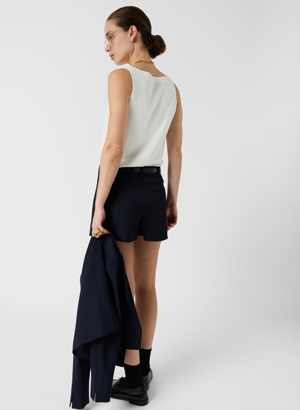 Aansluitende top met ronde hals GERARD DAREL Wit